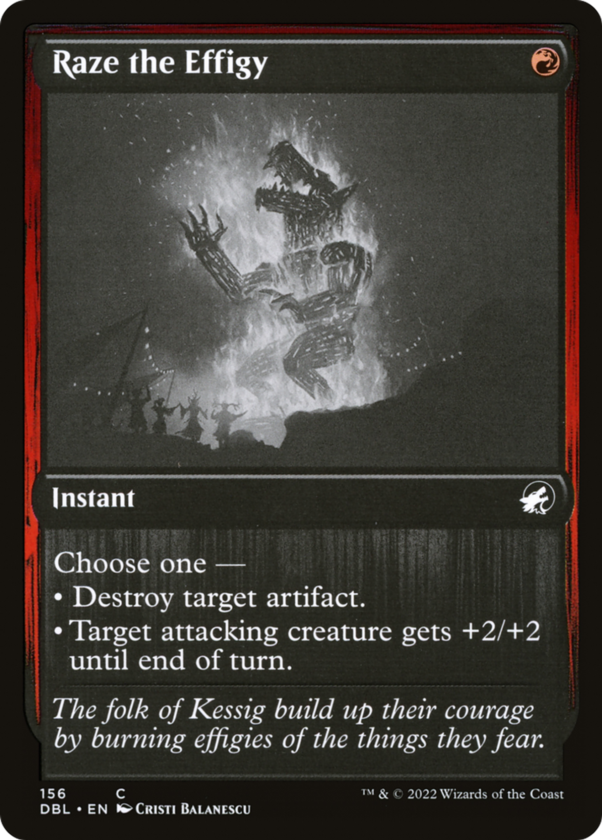 Raze the Effigy — Innistrad: Double Feature — Magic: The Gathering