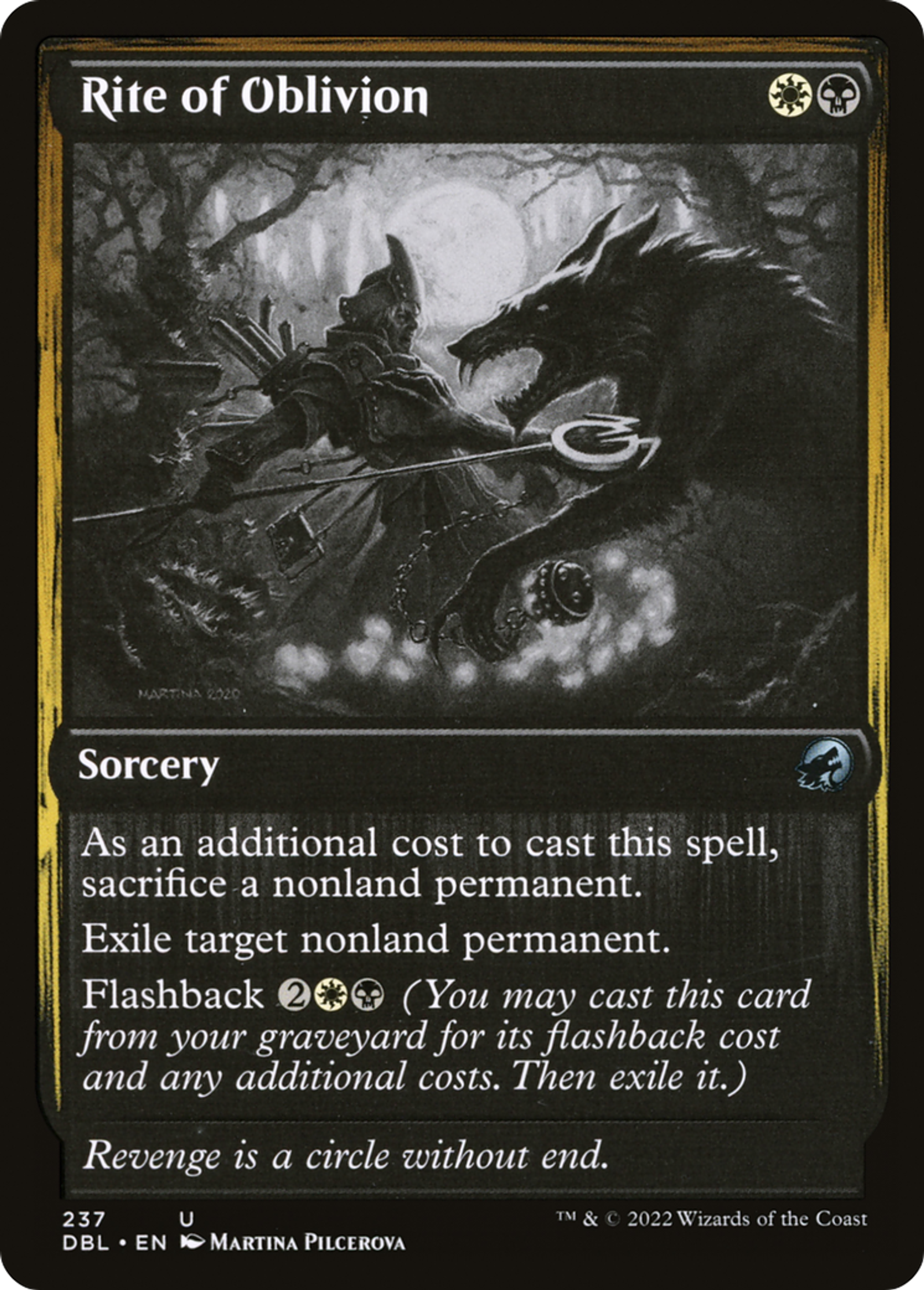 Rite of Oblivion — Innistrad: Double Feature — Magic: The Gathering