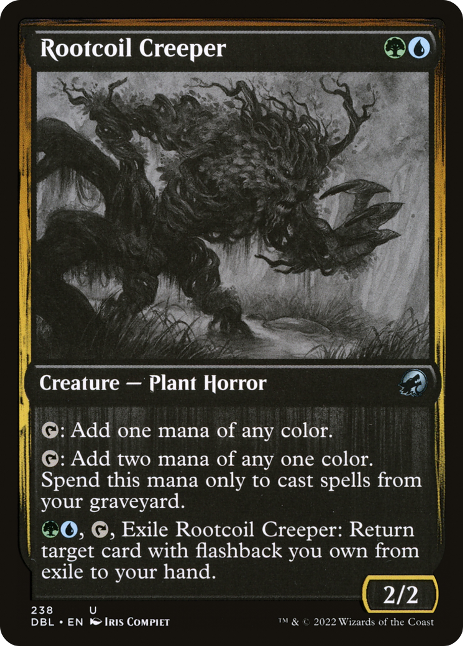 Rootcoil Creeper — Innistrad: Double Feature — Magic: The Gathering