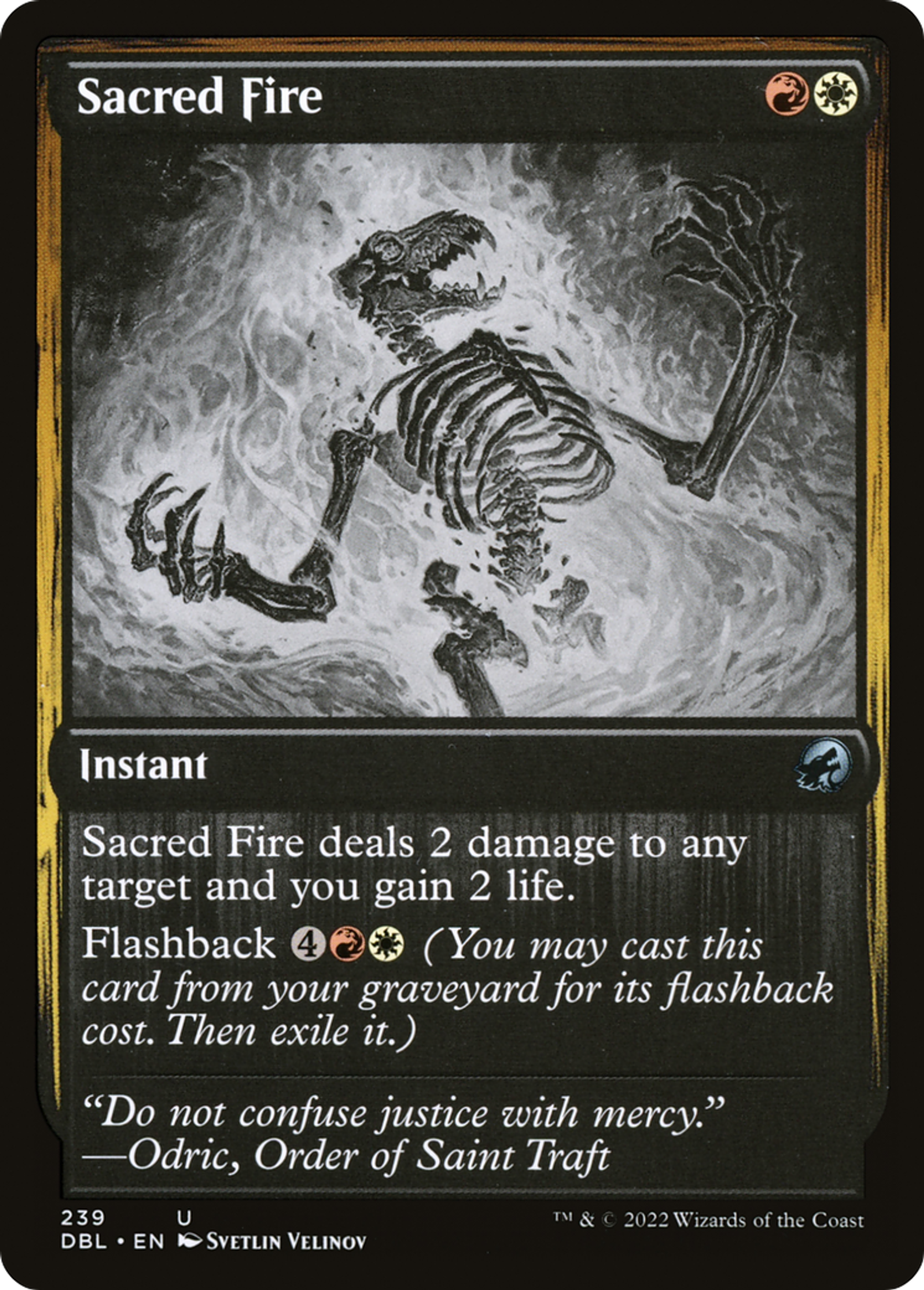 Sacred Fire — Innistrad: Double Feature — Magic: The Gathering