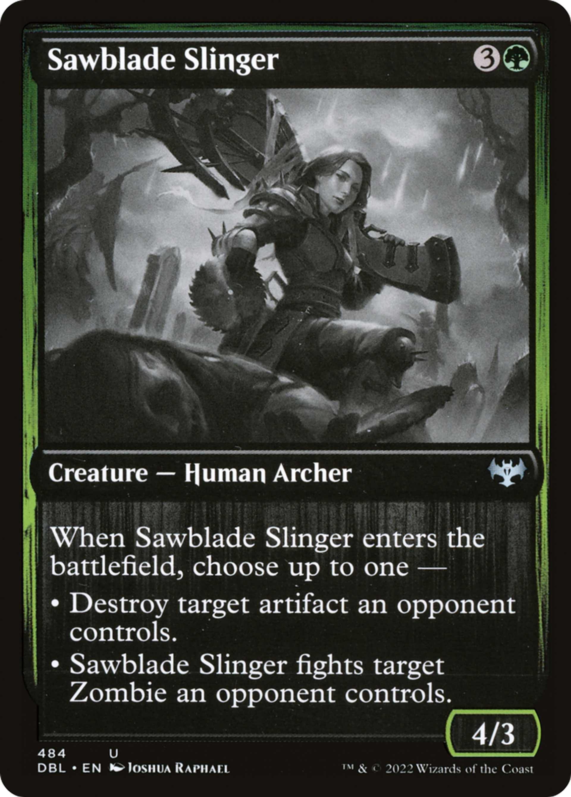 Sawblade Slinger — Innistrad: Double Feature — Magic: The Gathering