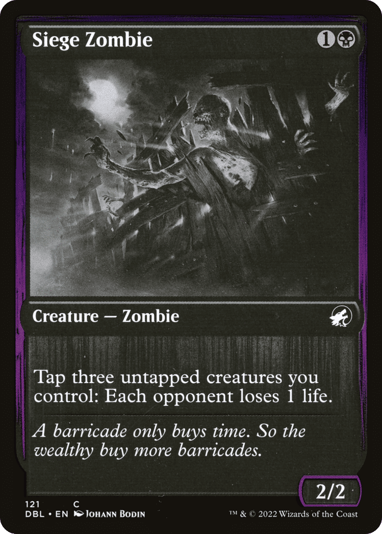 Siege Zombie — Innistrad: Double Feature — Magic: The Gathering