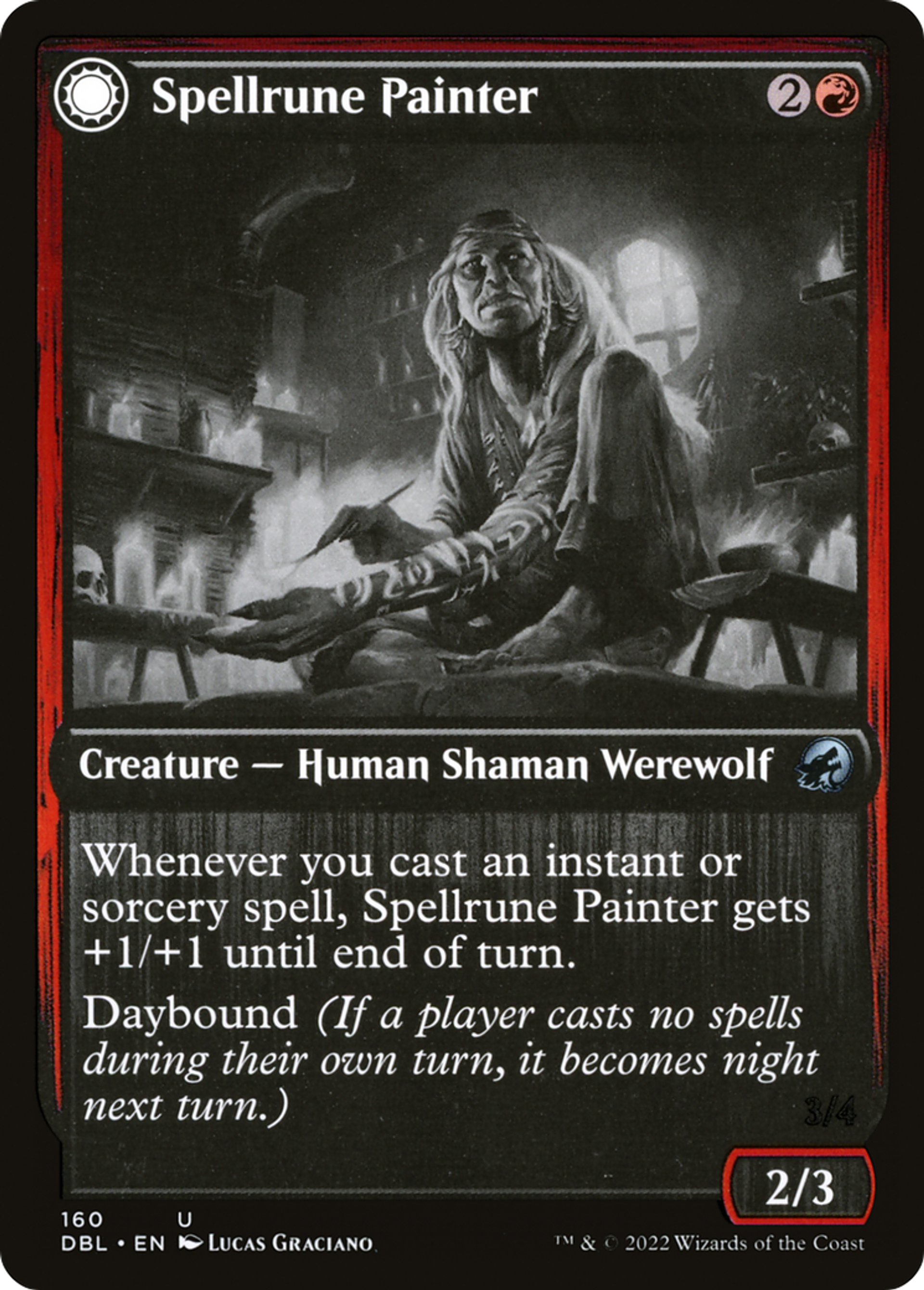 Spellrune Painter // Spellrune Howler — Innistrad: Double Feature — Magic: The Gathering