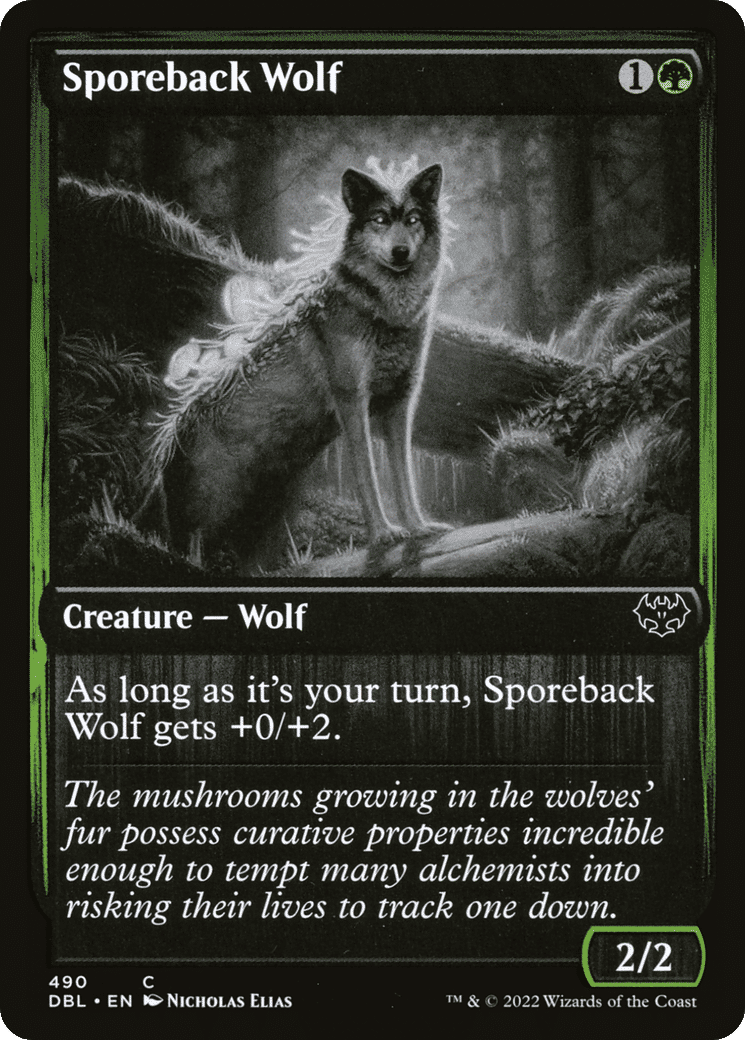 Sporeback Wolf — Innistrad: Double Feature — Magic: The Gathering