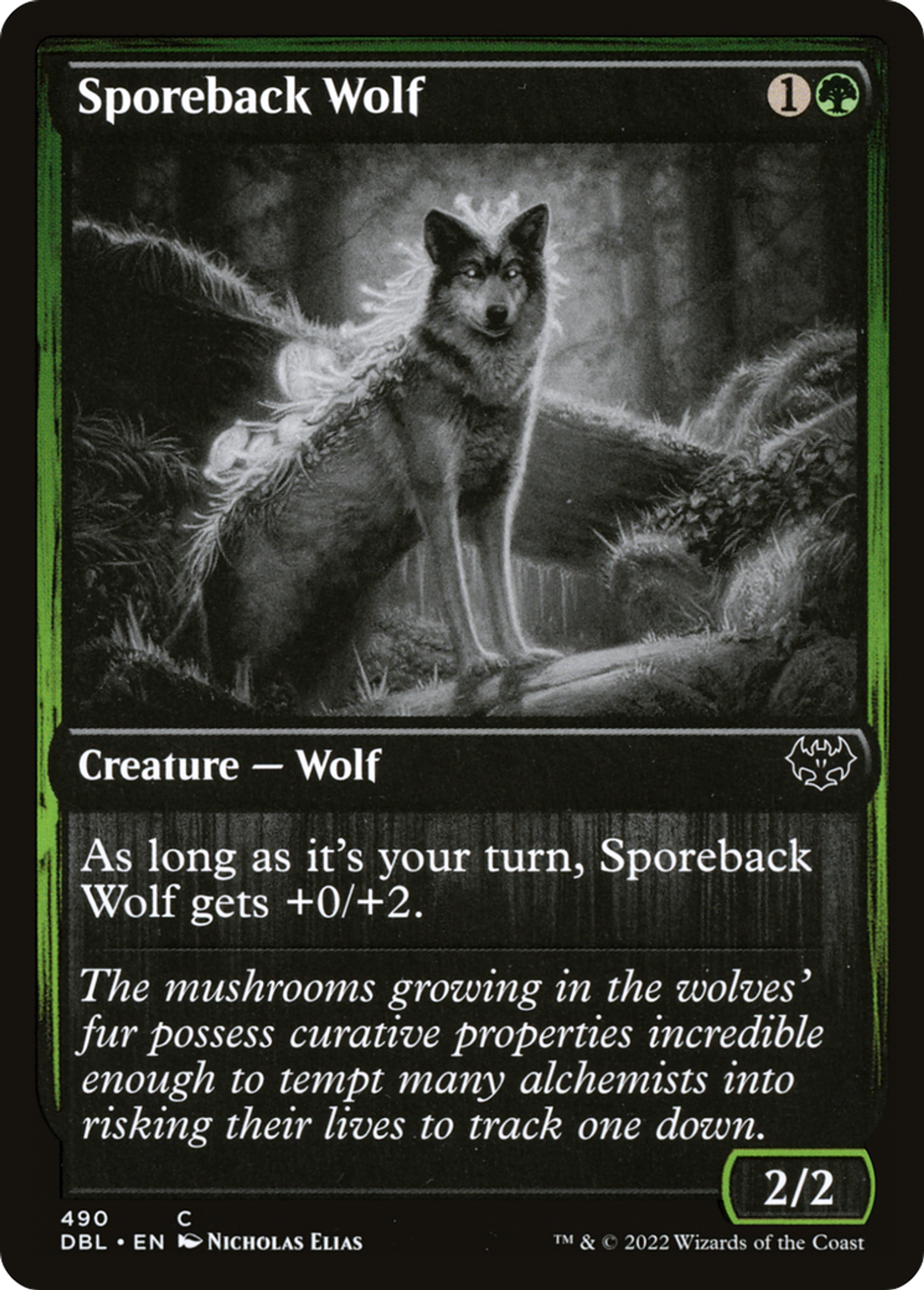 Sporeback Wolf — Innistrad: Double Feature — Magic: The Gathering