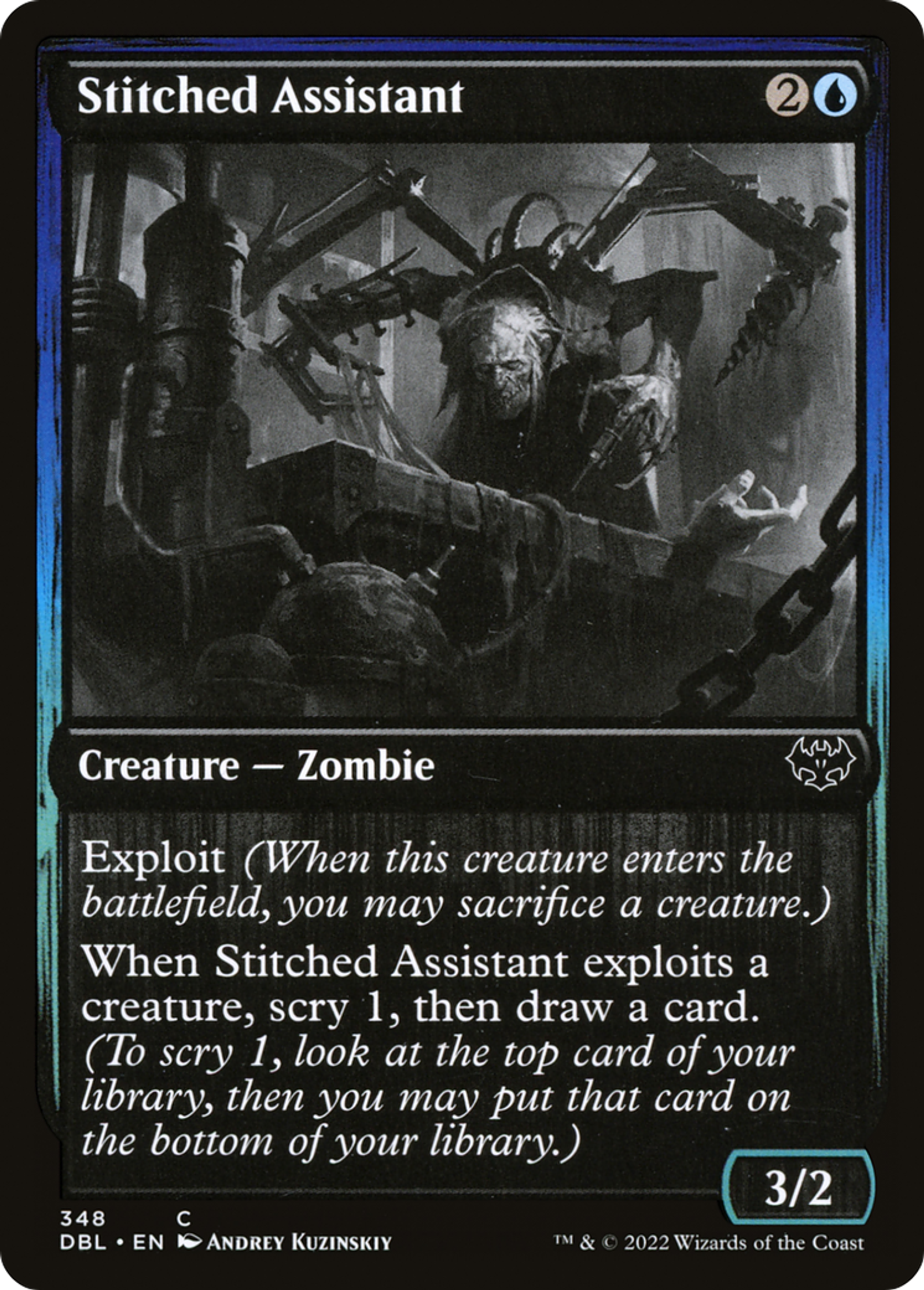 Stitched Assistant — Innistrad: Double Feature — Magic: The Gathering