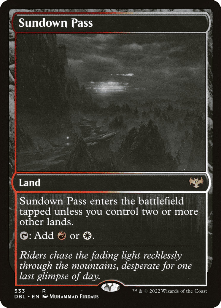 Sundown Pass — Innistrad: Double Feature — Magic: The Gathering