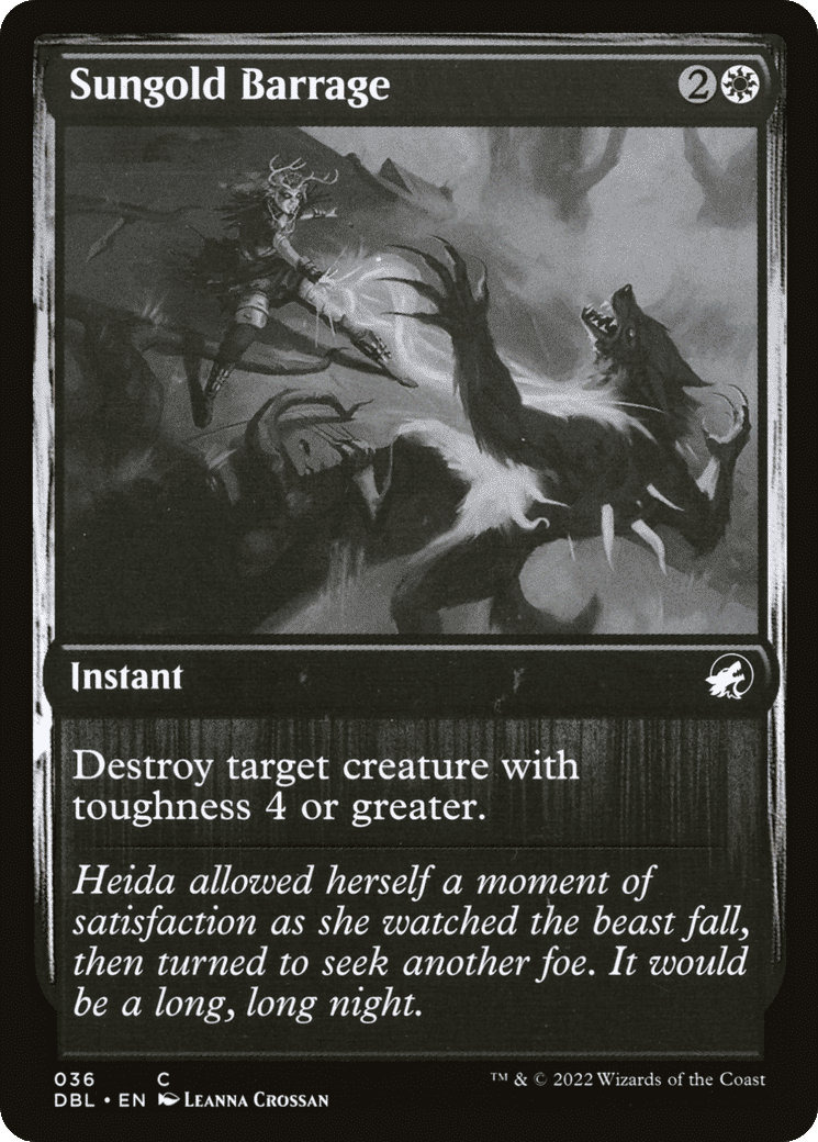 Sungold Barrage — Innistrad: Double Feature — Magic: The Gathering
