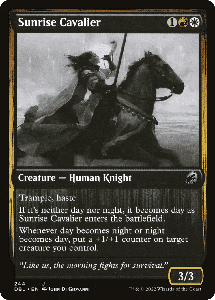 Sunrise Cavalier — Innistrad: Double Feature — Magic: The Gathering