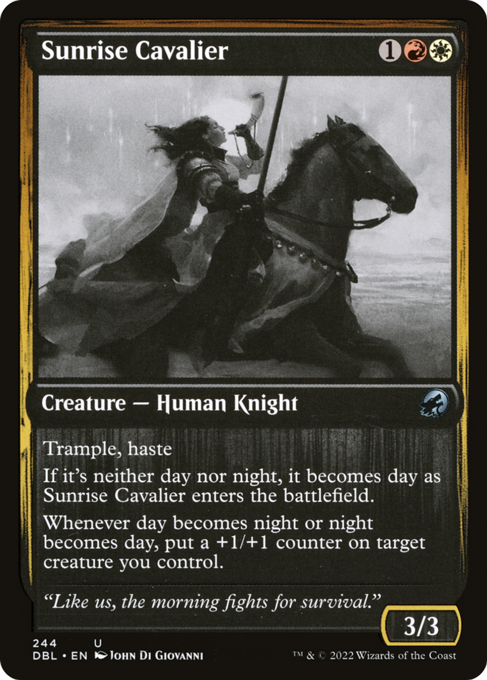 Sunrise Cavalier — Innistrad: Double Feature — Magic: The Gathering