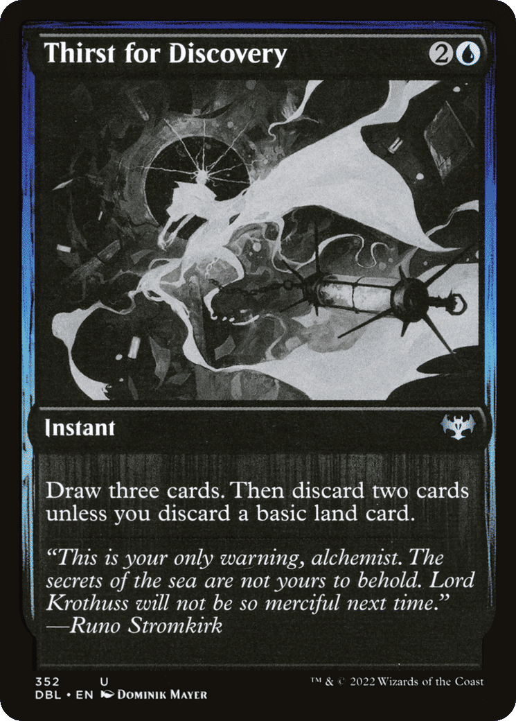 Thirst for Discovery — Innistrad: Double Feature — Magic: The Gathering