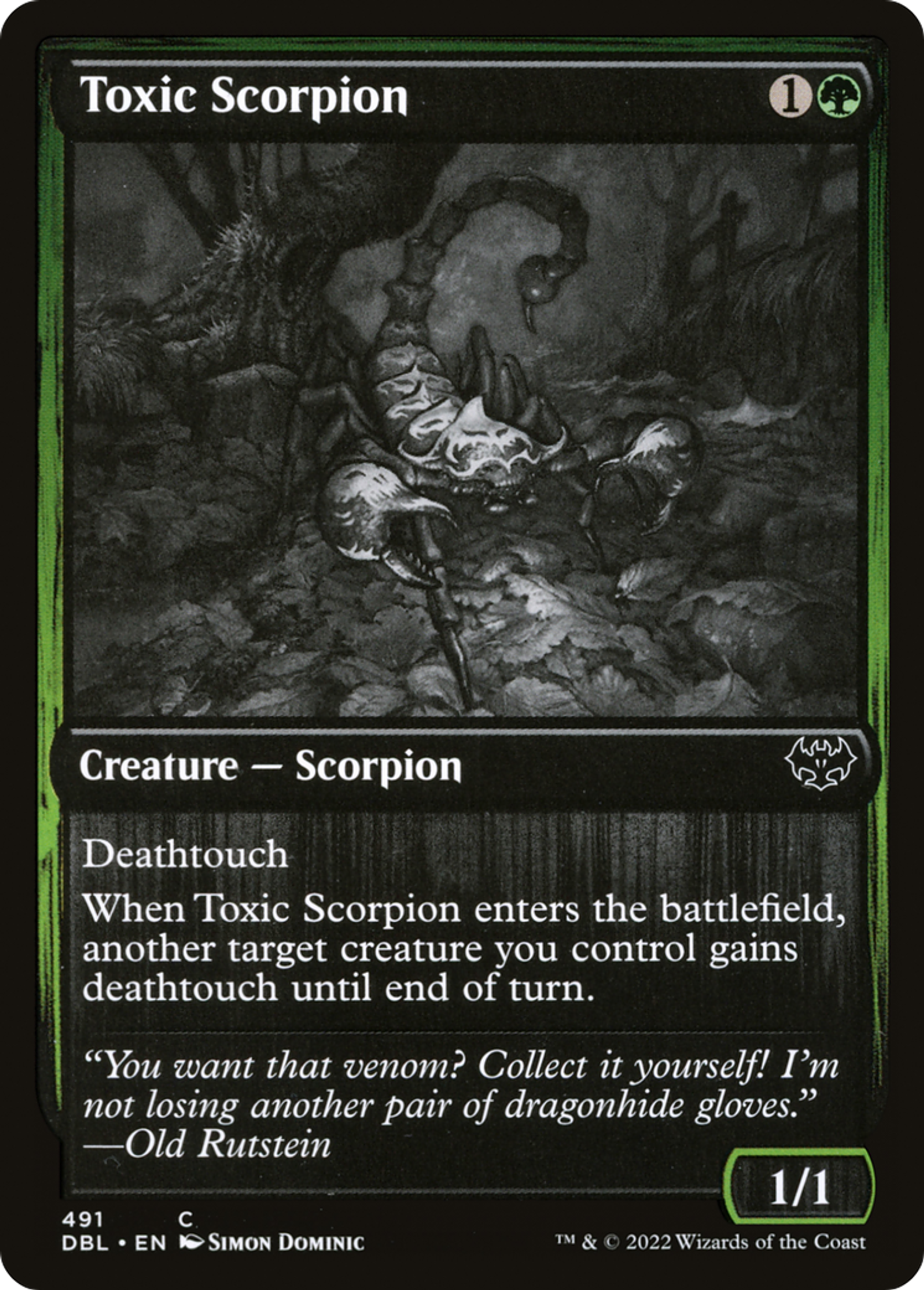 Toxic Scorpion — Innistrad: Double Feature — Magic: The Gathering