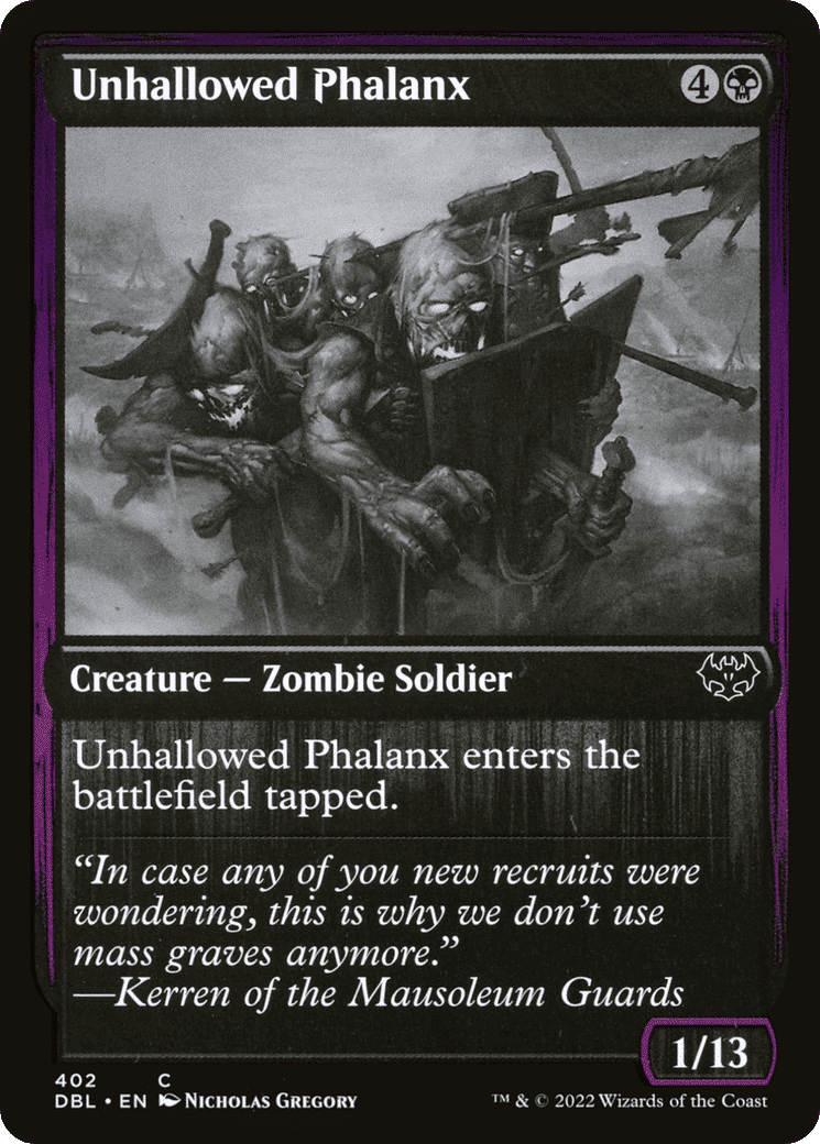 Unhallowed Phalanx — Innistrad: Double Feature — Magic: The Gathering