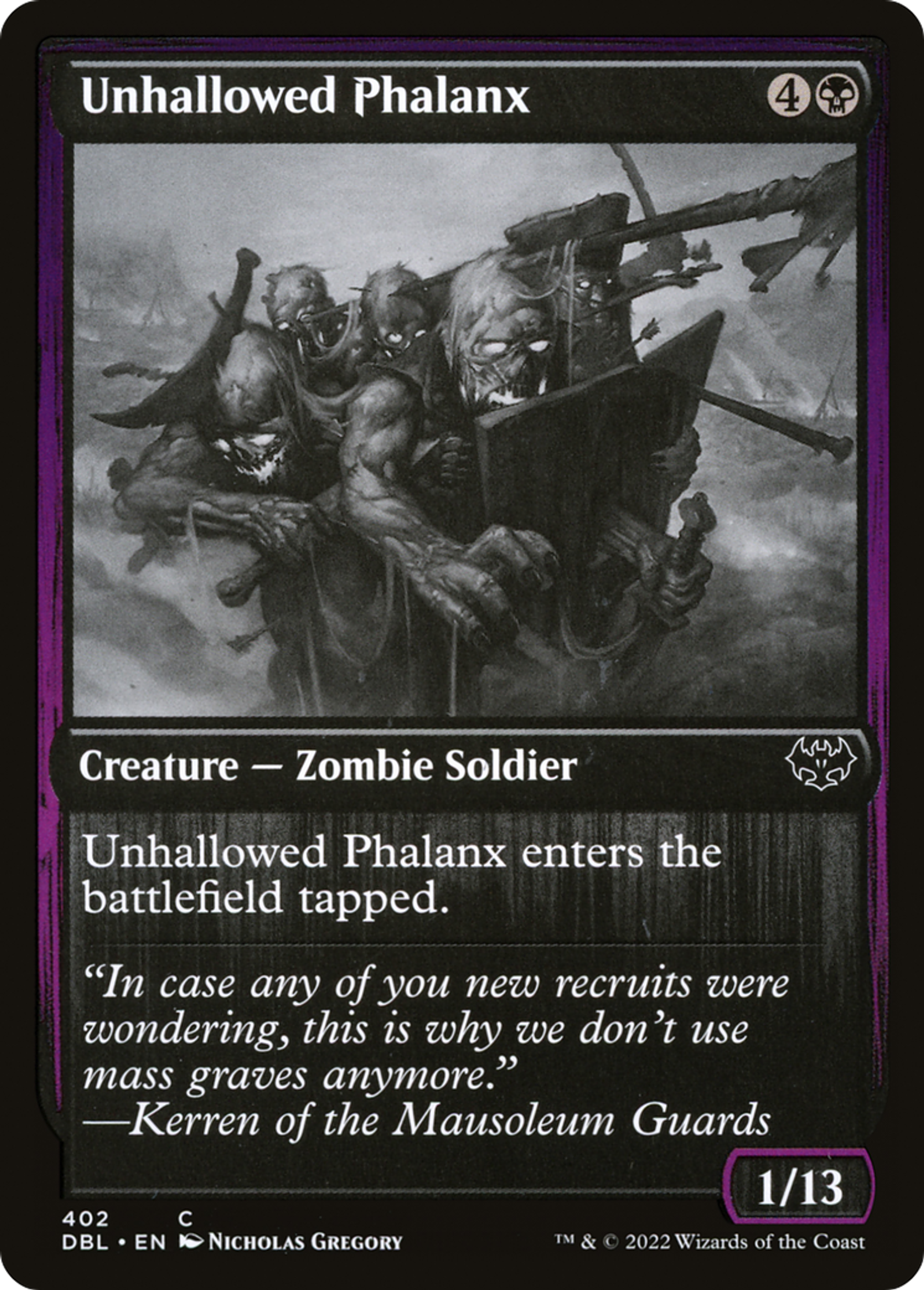 Unhallowed Phalanx — Innistrad: Double Feature — Magic: The Gathering