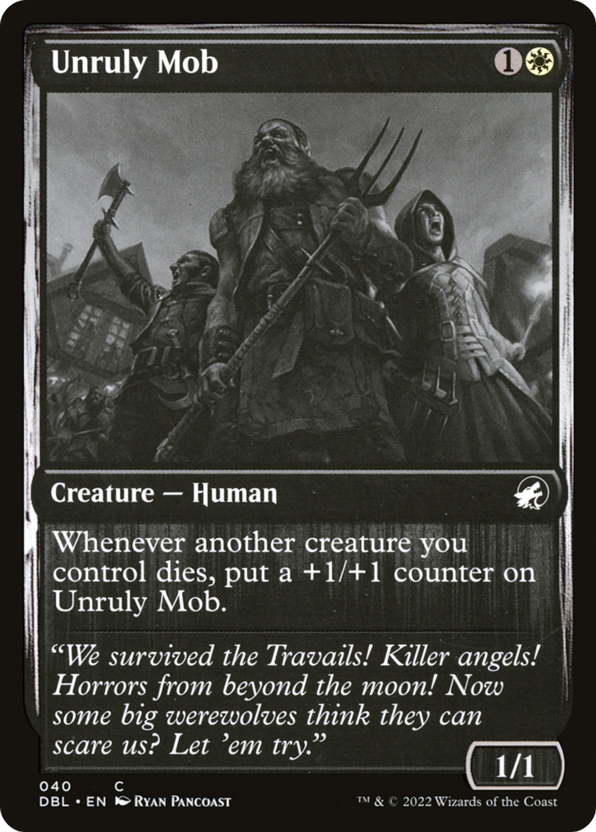Unruly Mob — Innistrad: Double Feature — Magic: The Gathering