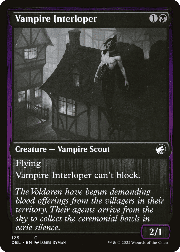 Intrus vampire from Innistrad: Double Feature - Magic: The Gathering