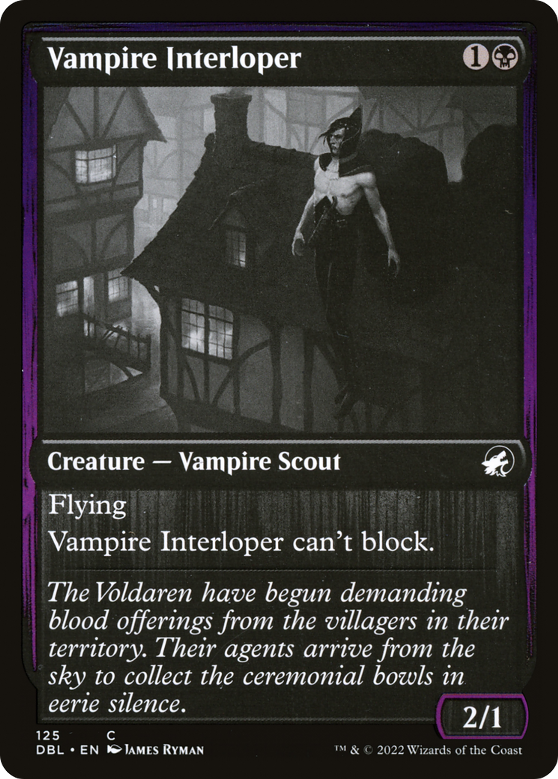 Vampire Interloper — Innistrad: Double Feature — Magic: The Gathering