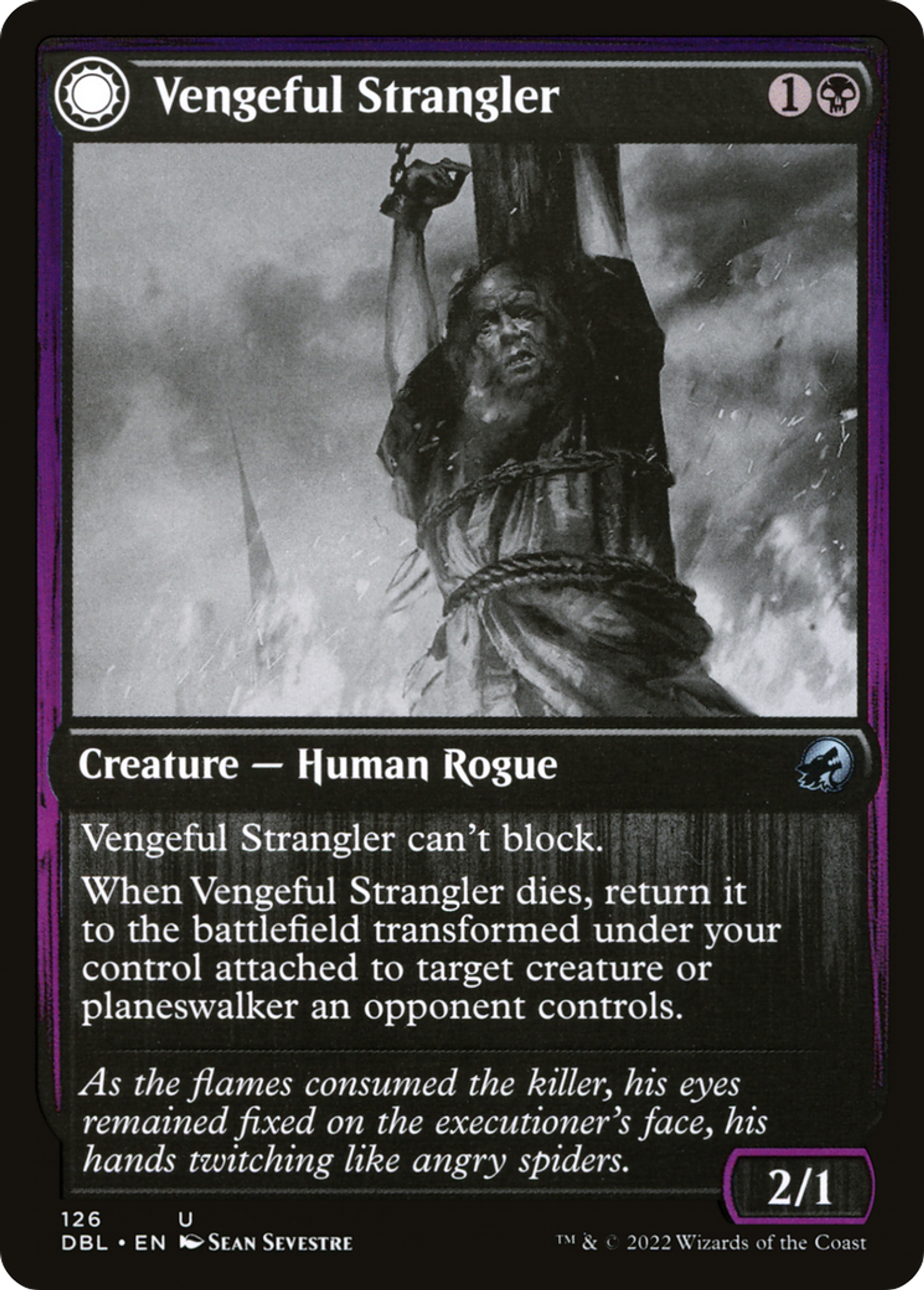 Vengeful Strangler // Strangling Grasp — Innistrad: Double Feature — Magic: The Gathering