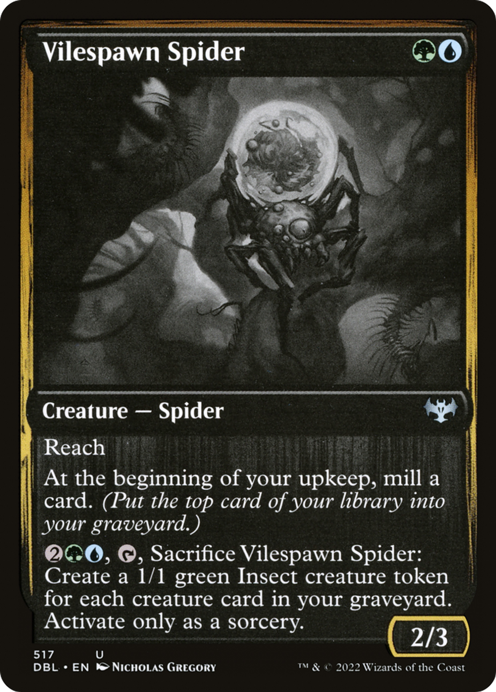 Vilespawn Spider — Innistrad: Double Feature — Magic: The Gathering