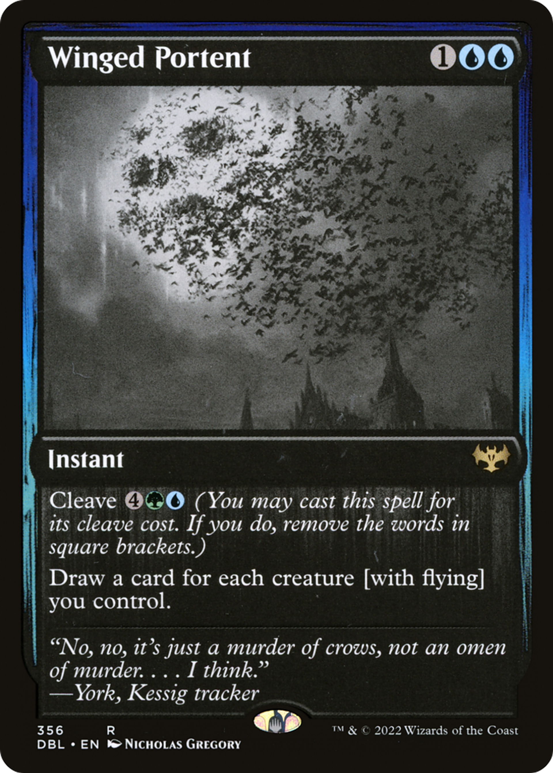 Winged Portent — Innistrad: Double Feature — Magic: The Gathering