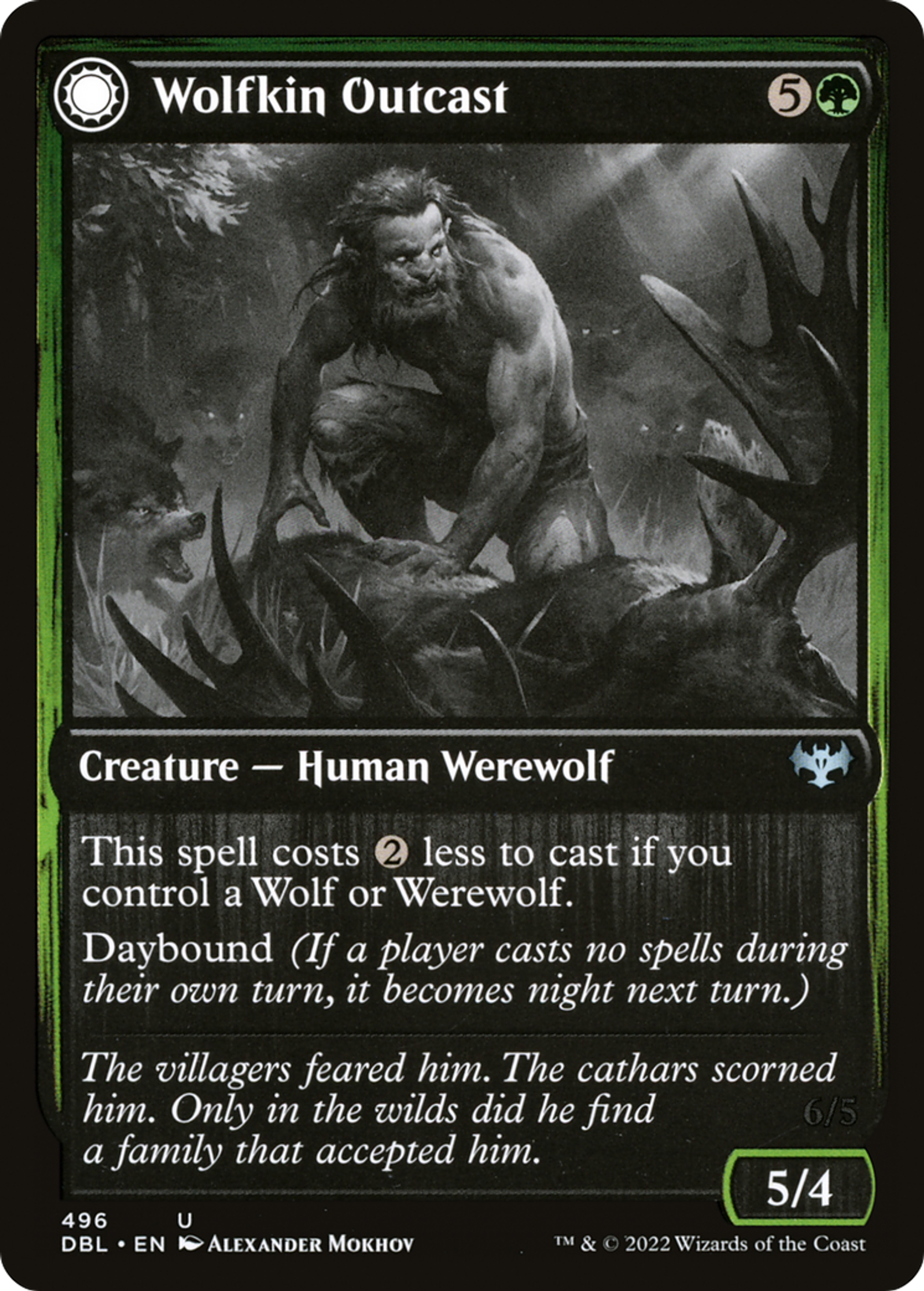 Wolfkin Outcast // Wedding Crasher — Innistrad: Double Feature — Magic: The Gathering