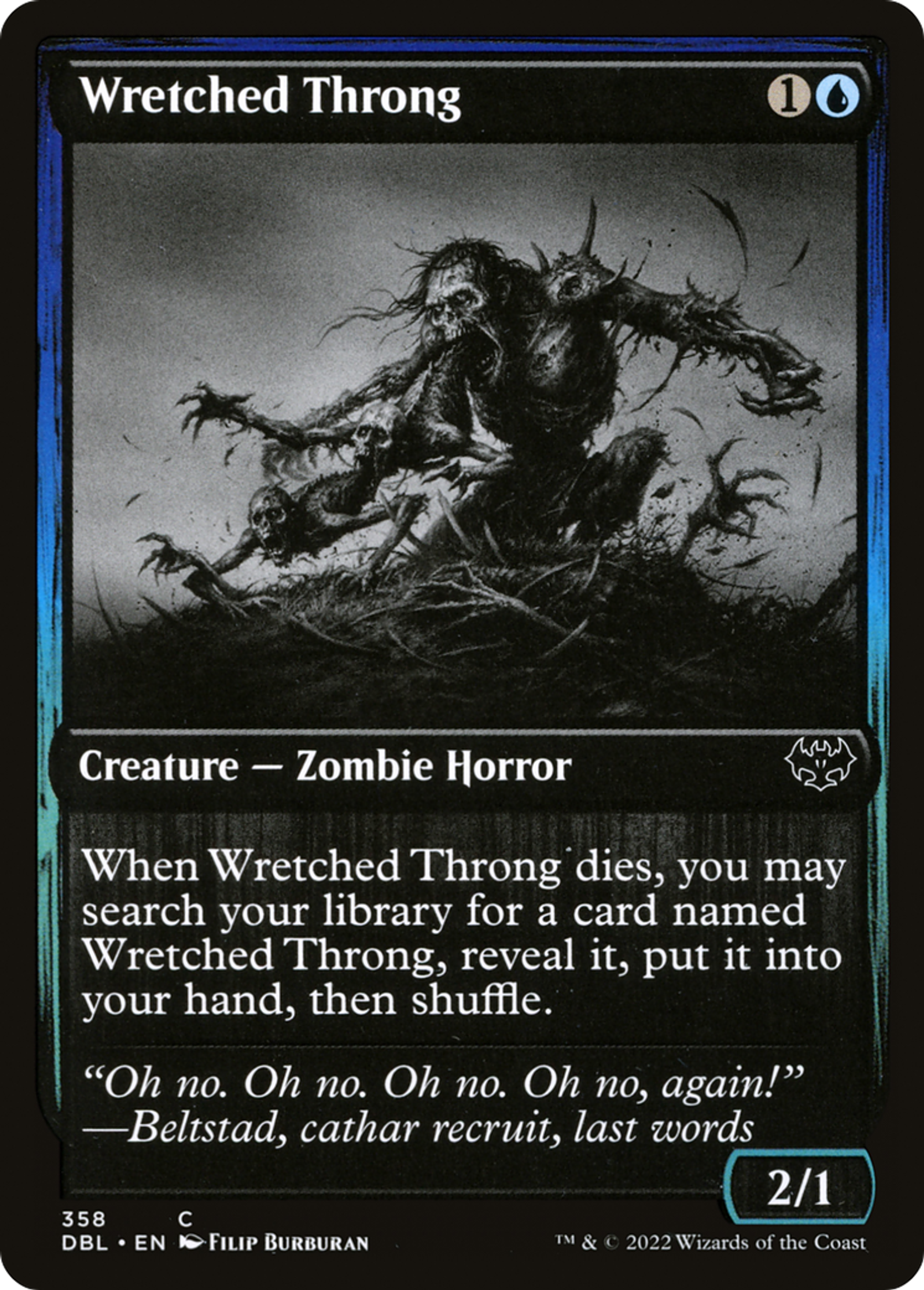 Wretched Throng — Innistrad: Double Feature — Magic: The Gathering