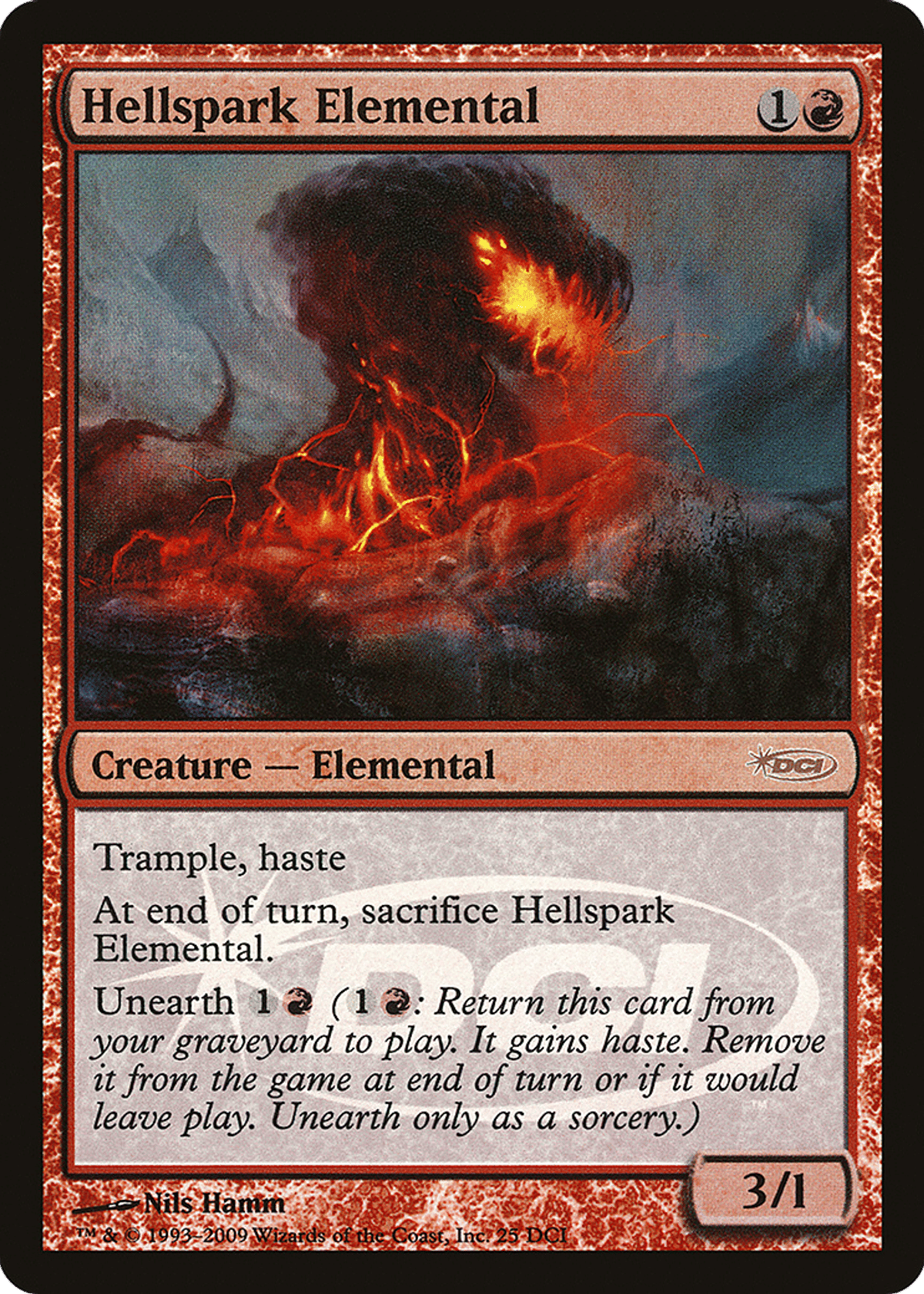 Élémental d'étincelles de l'enfer from DCI Promos - Magic: The Gathering