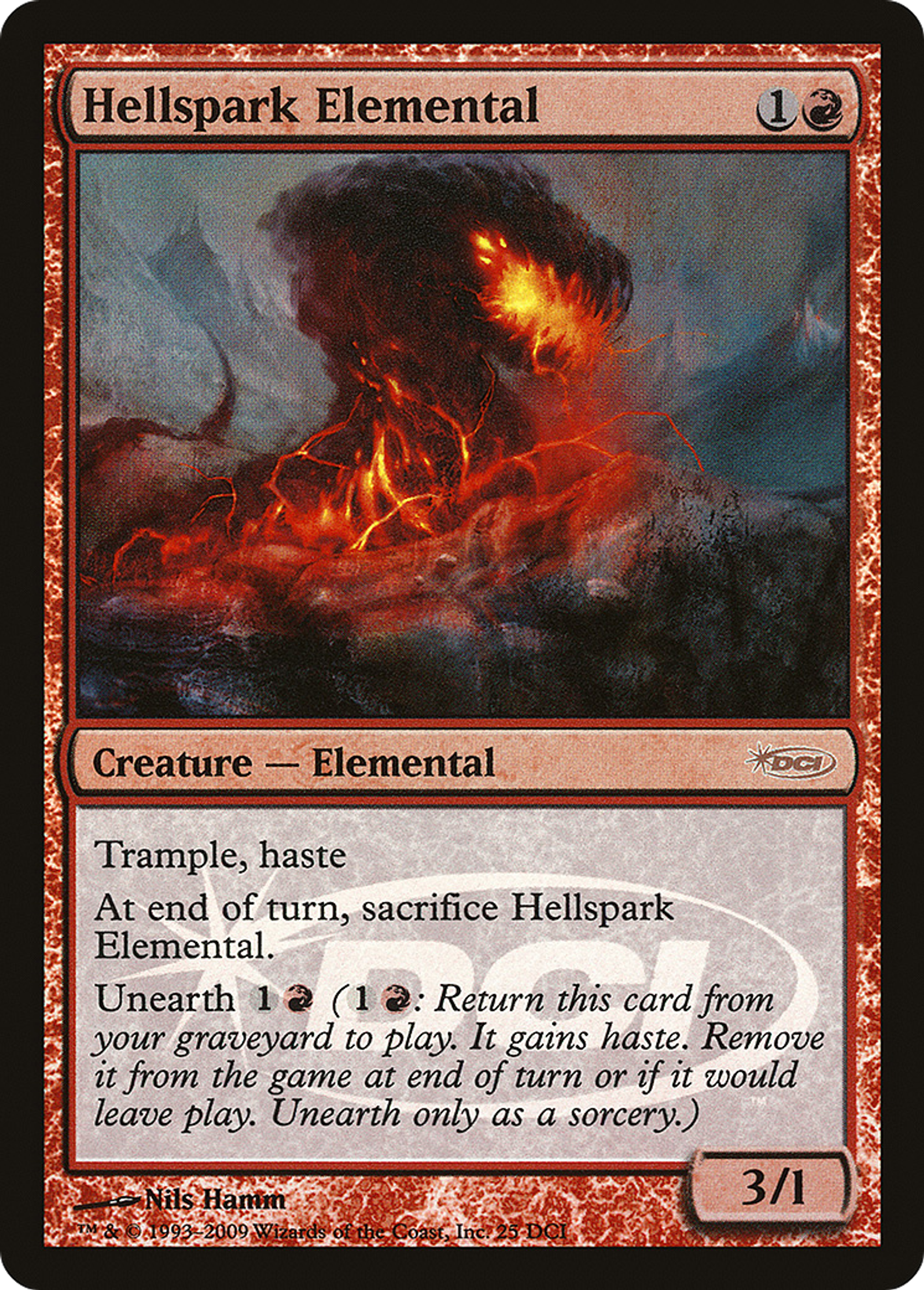 Hellspark Elemental — DCI Promos — Magic: The Gathering