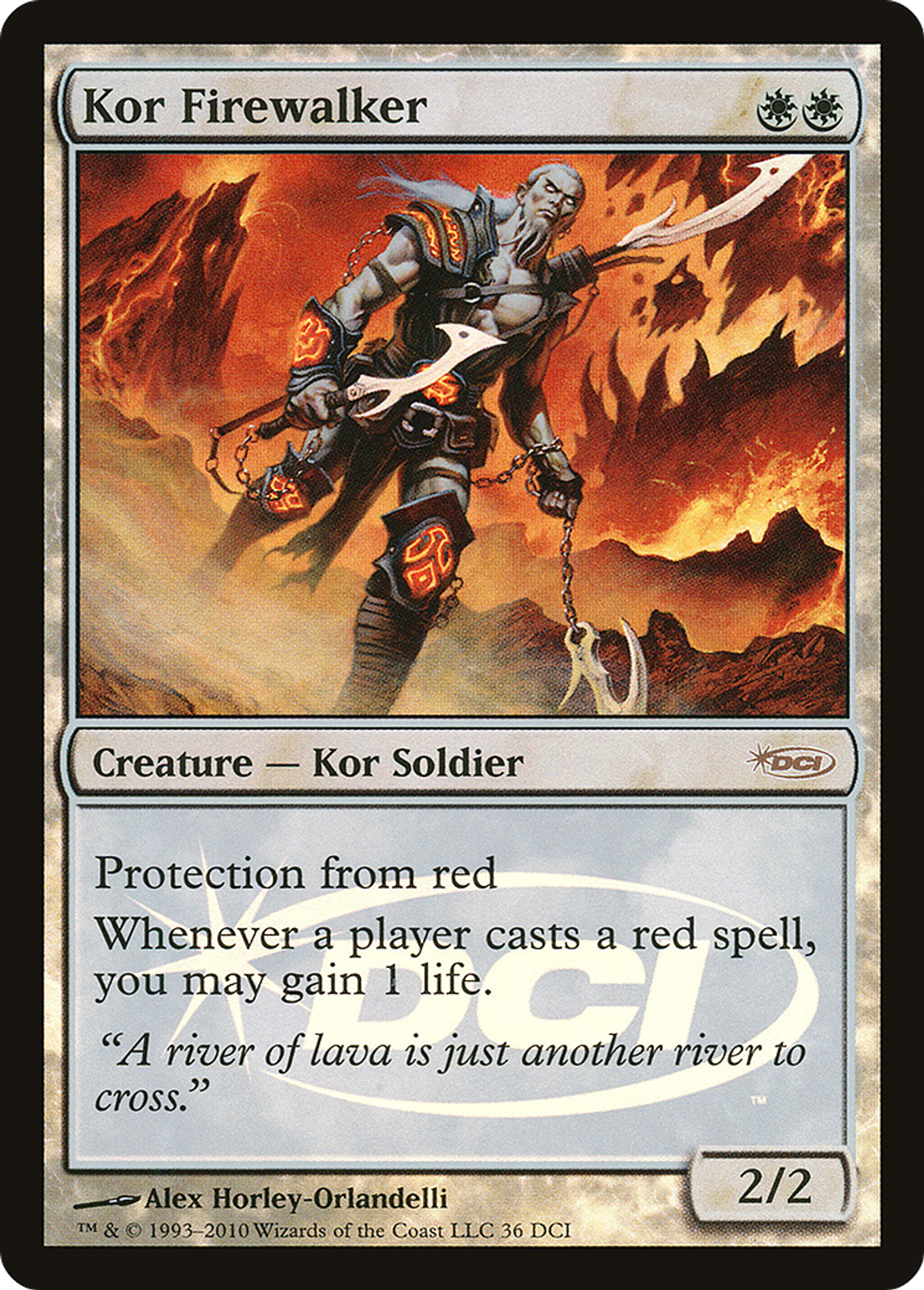 Kor Firewalker — DCI Promos — Magic: The Gathering