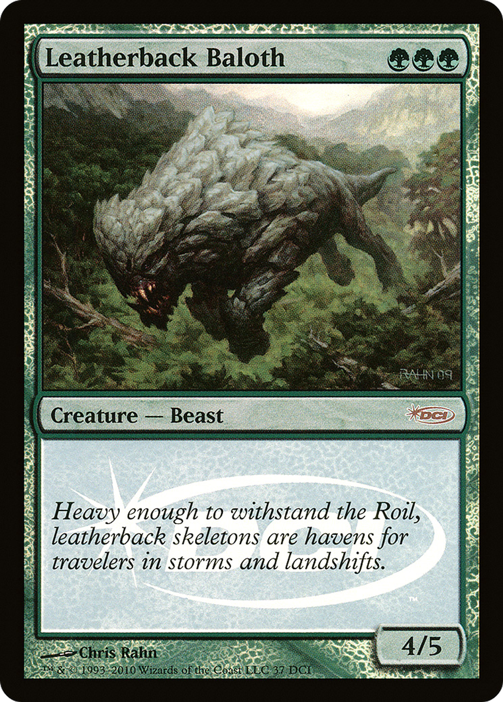 Leatherback Baloth — DCI Promos — Magic: The Gathering