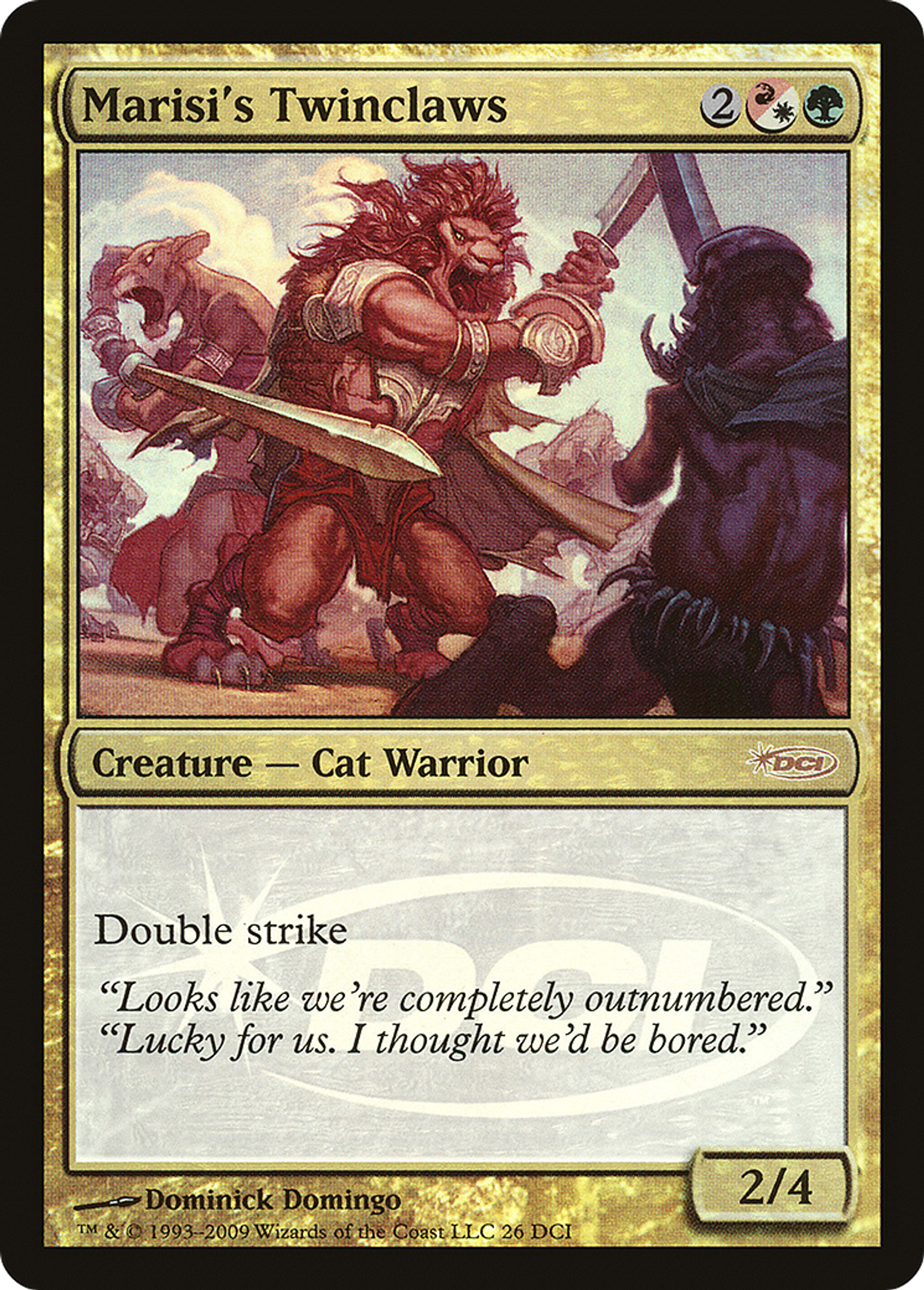 Marisi's Twinclaws — DCI Promos — Magic: The Gathering