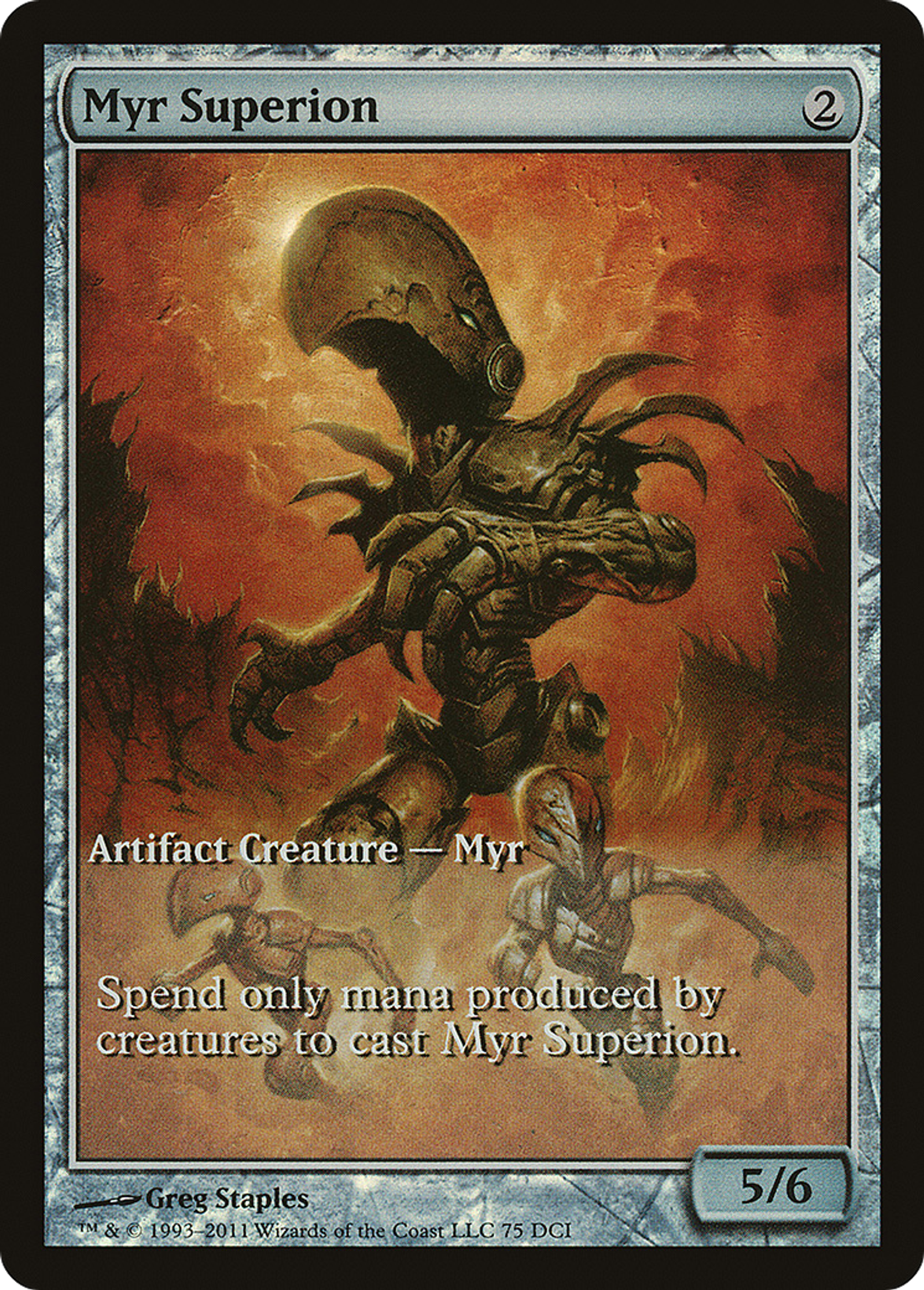 Myr Superion — DCI Promos — Magic: The Gathering
