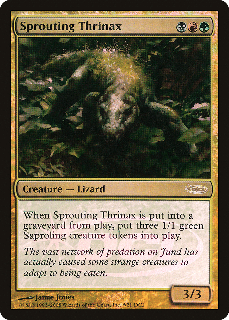 Sprouting Thrinax — DCI Promos — Magic: The Gathering