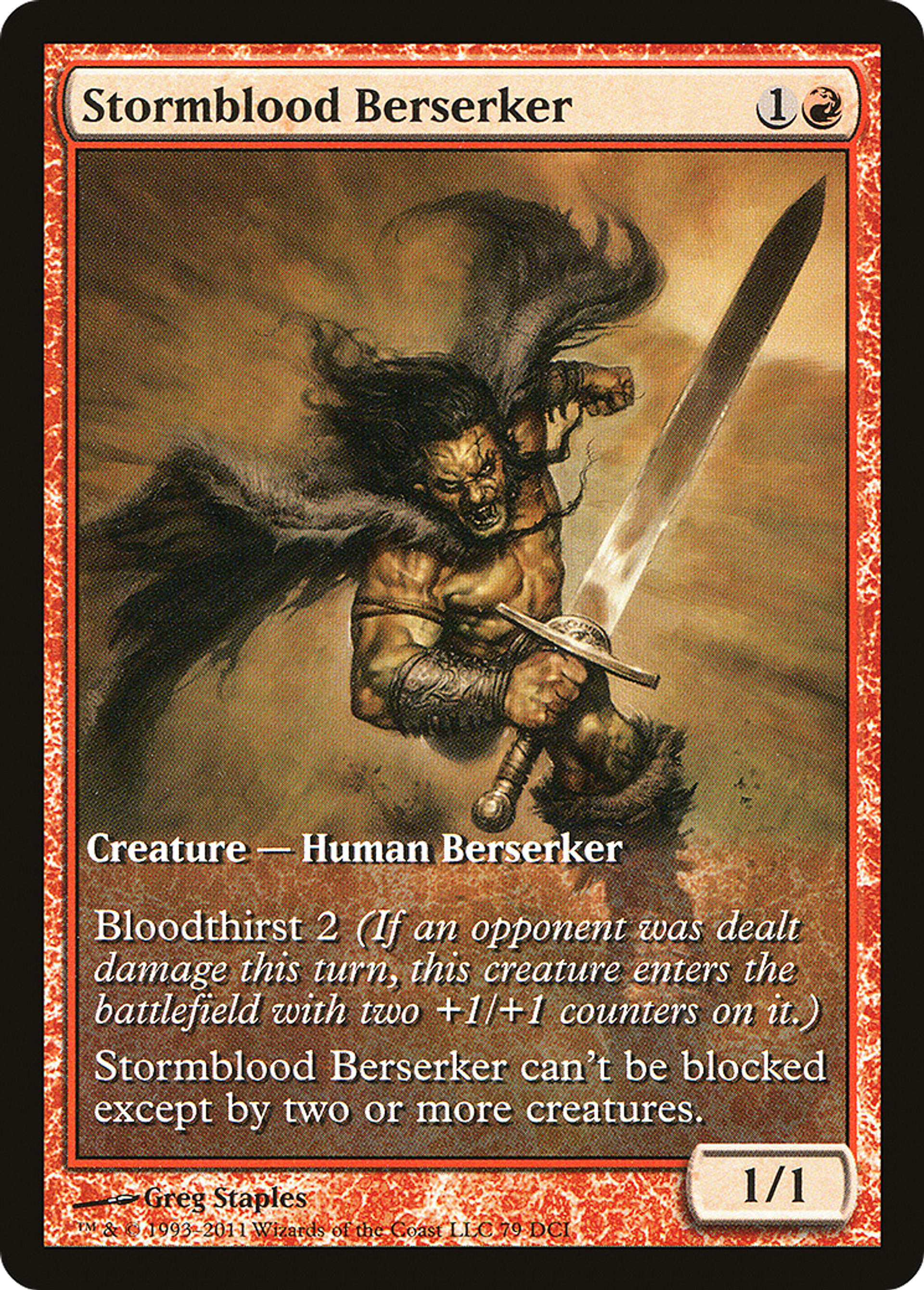 Stormblood Berserker — DCI Promos — Magic: The Gathering