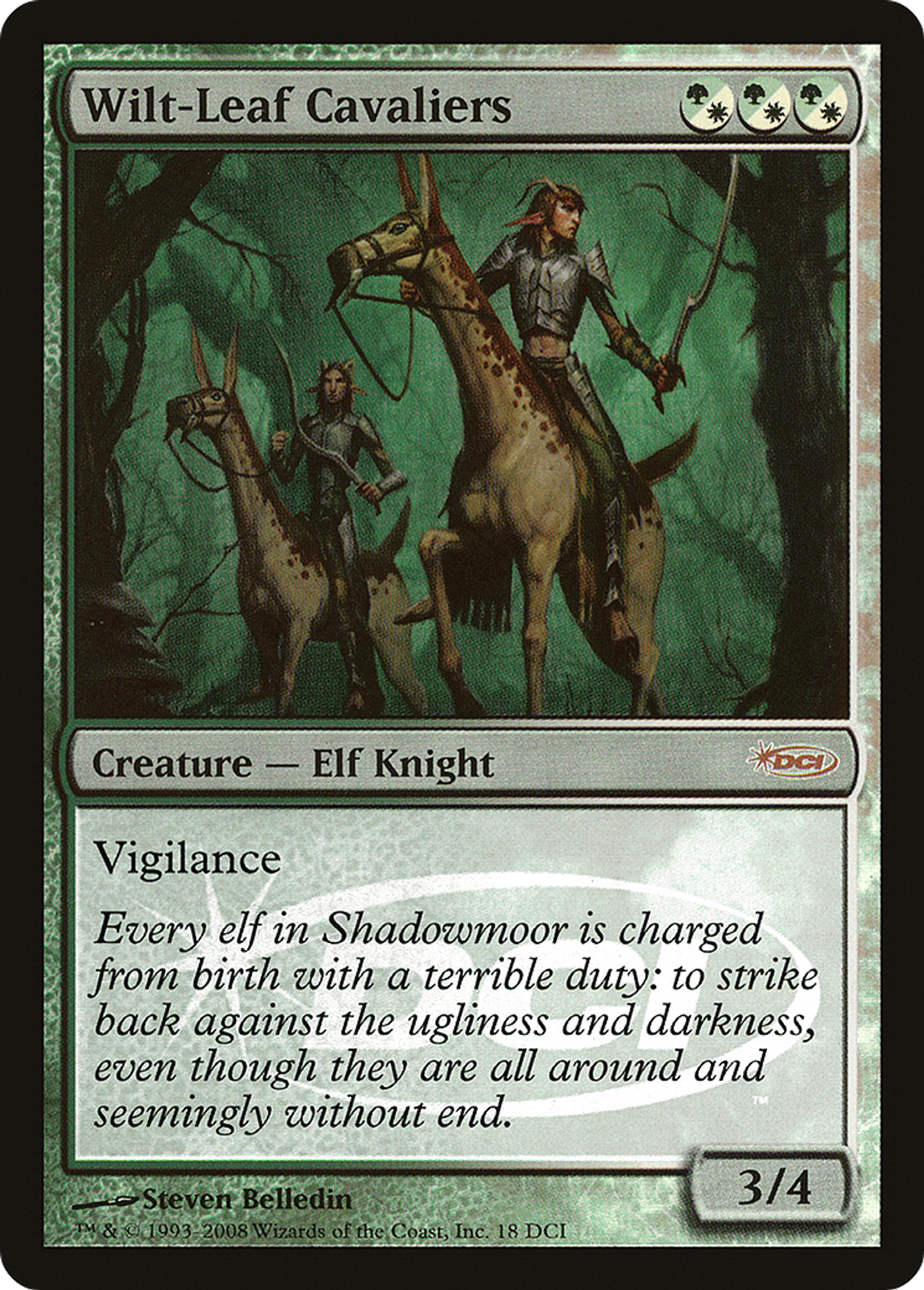 Wilt-Leaf Cavaliers — DCI Promos — Magic: The Gathering
