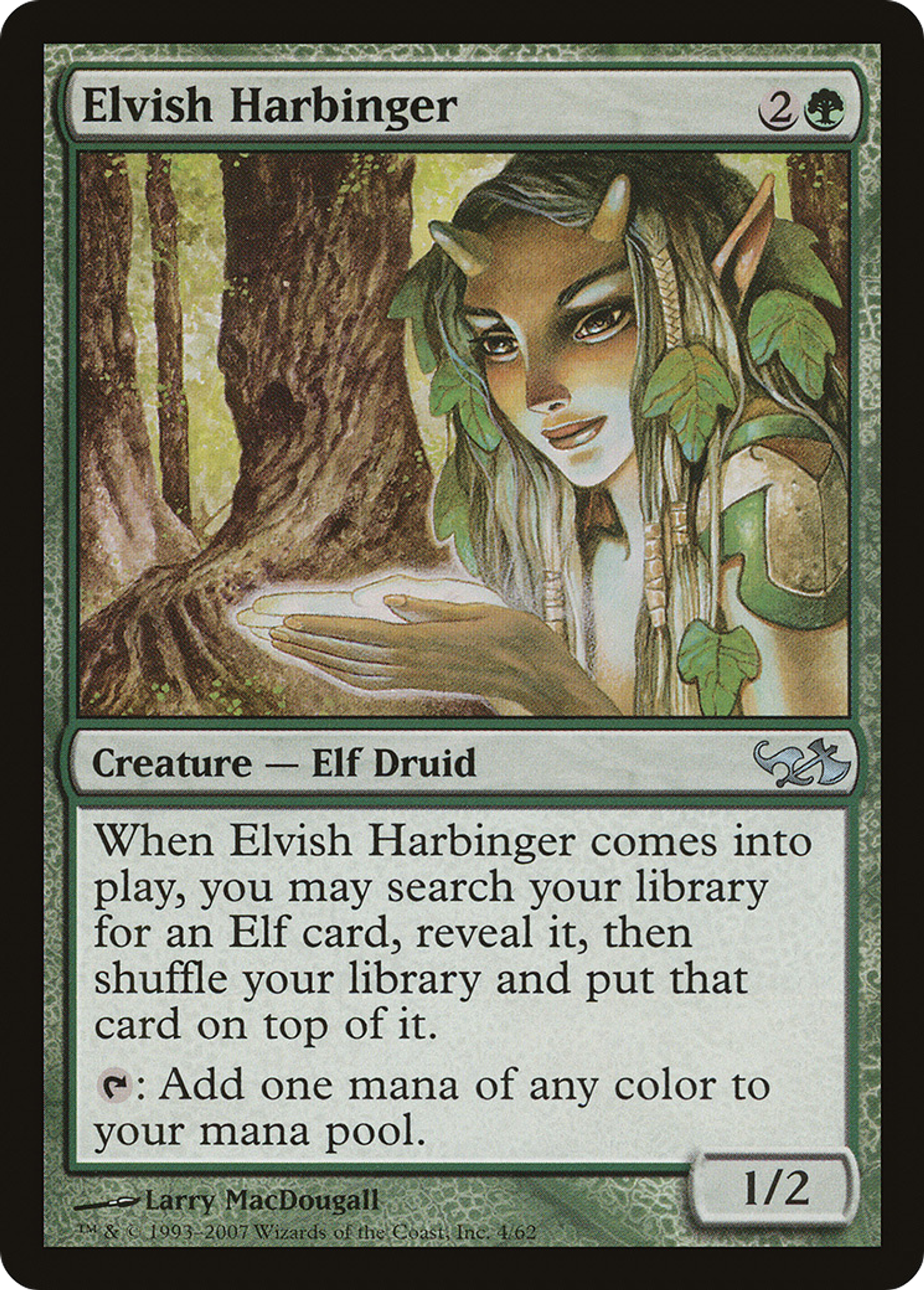 Elvish Harbinger — Duel Decks: Elves vs. Goblins — Magic: The Gathering