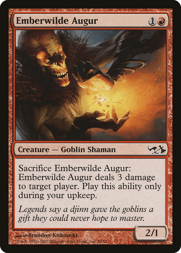 Emberwilde Augur — Duel Decks: Elves vs. Goblins — Magic: The Gathering