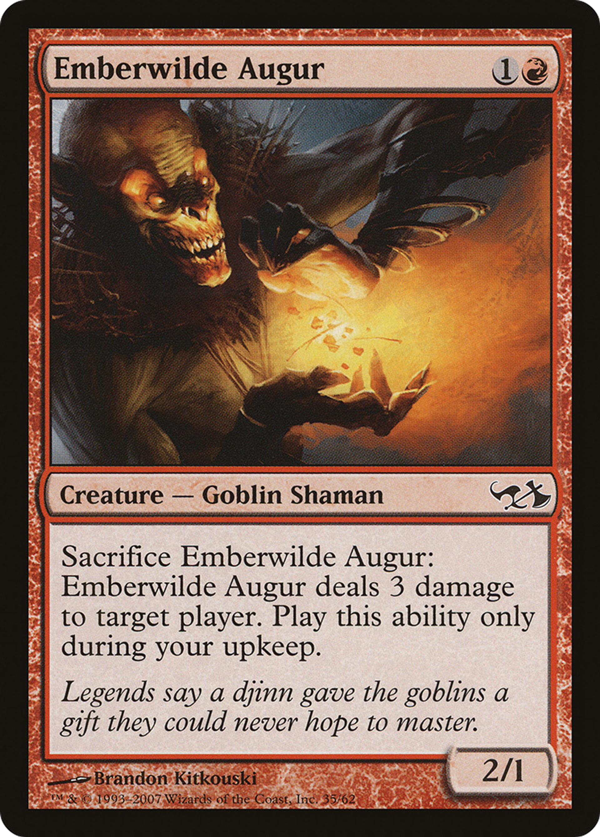 Emberwilde Augur — Duel Decks: Elves vs. Goblins — Magic: The Gathering