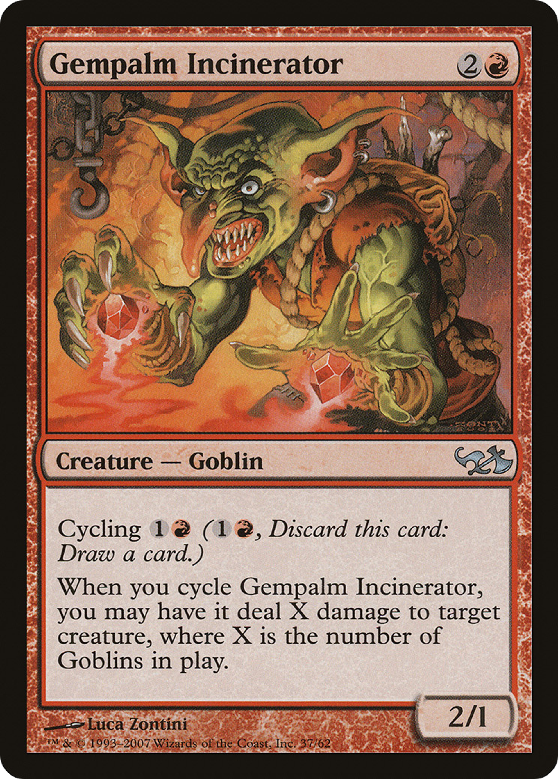 Gempalm Incinerator — Duel Decks: Elves vs. Goblins — Magic: The Gathering