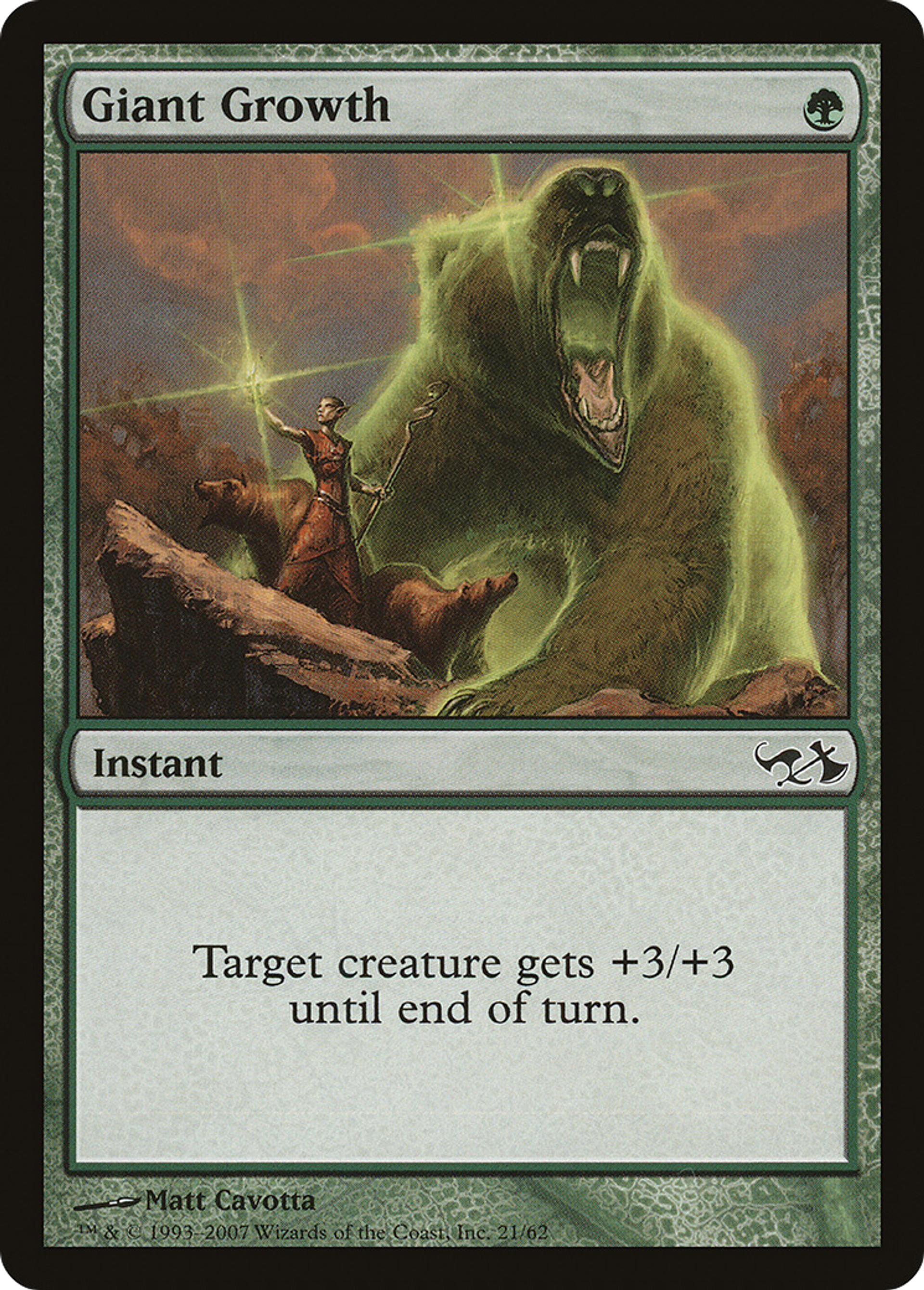 Giant Growth — Duel Decks: Elves vs. Goblins — Magic: The Gathering