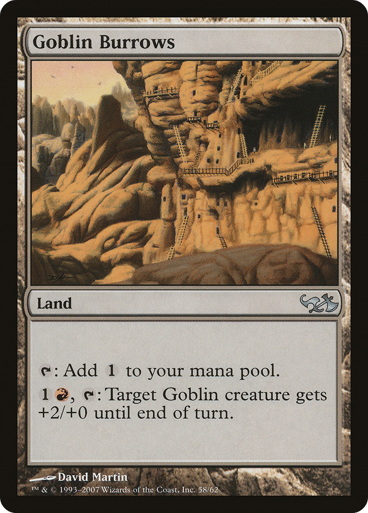 Goblin Burrows — Duel Decks: Elves vs. Goblins — Magic: The Gathering