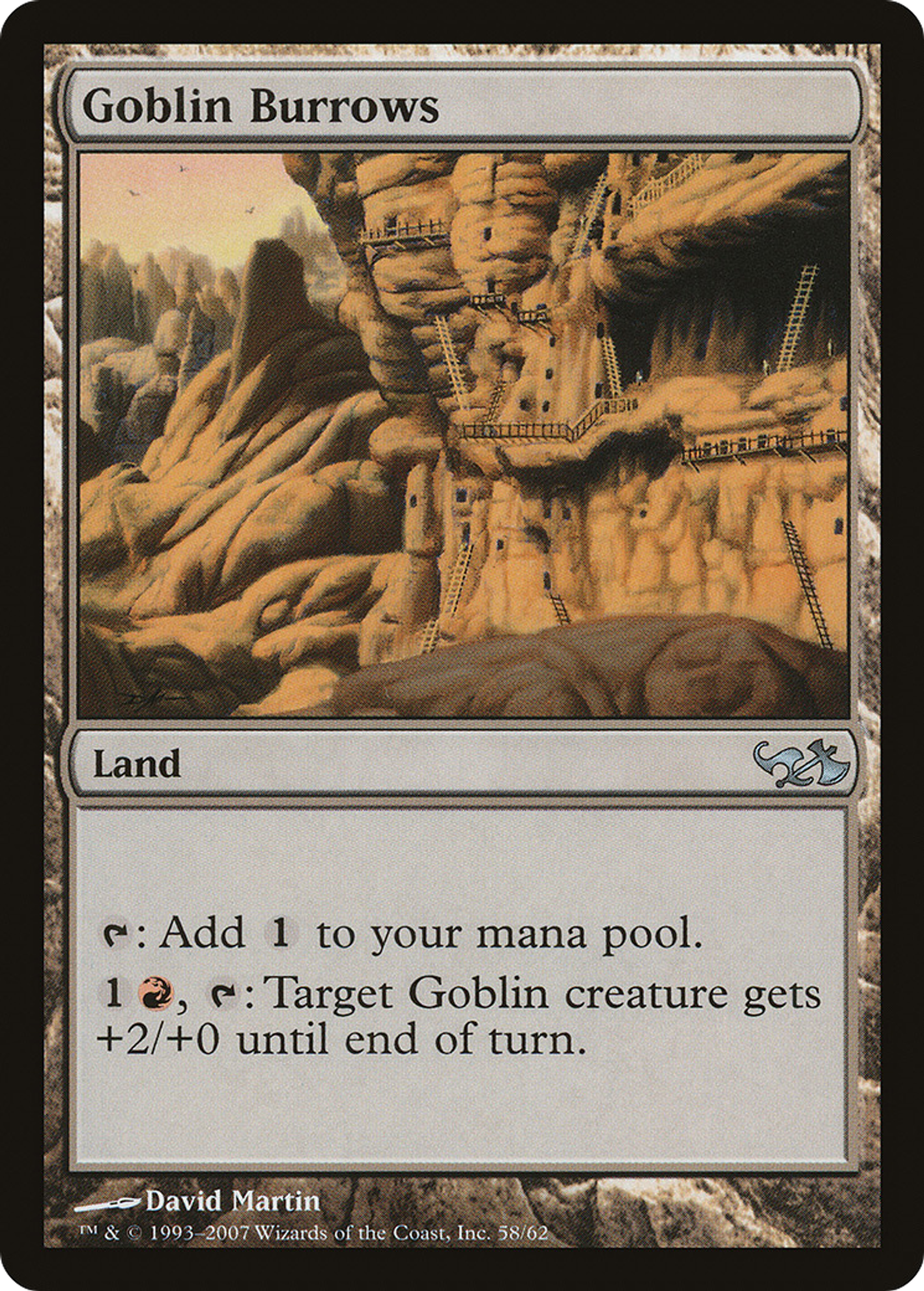Goblin Burrows — Duel Decks: Elves vs. Goblins — Magic: The Gathering