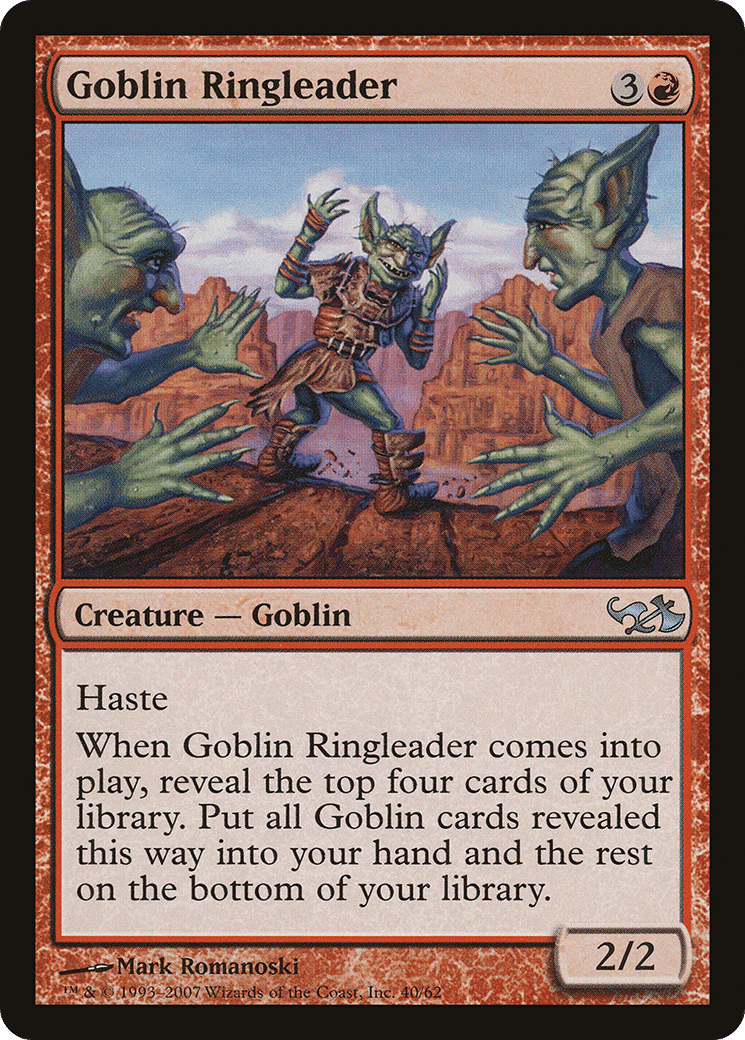Goblin Ringleader — Duel Decks: Elves vs. Goblins — Magic: The Gathering