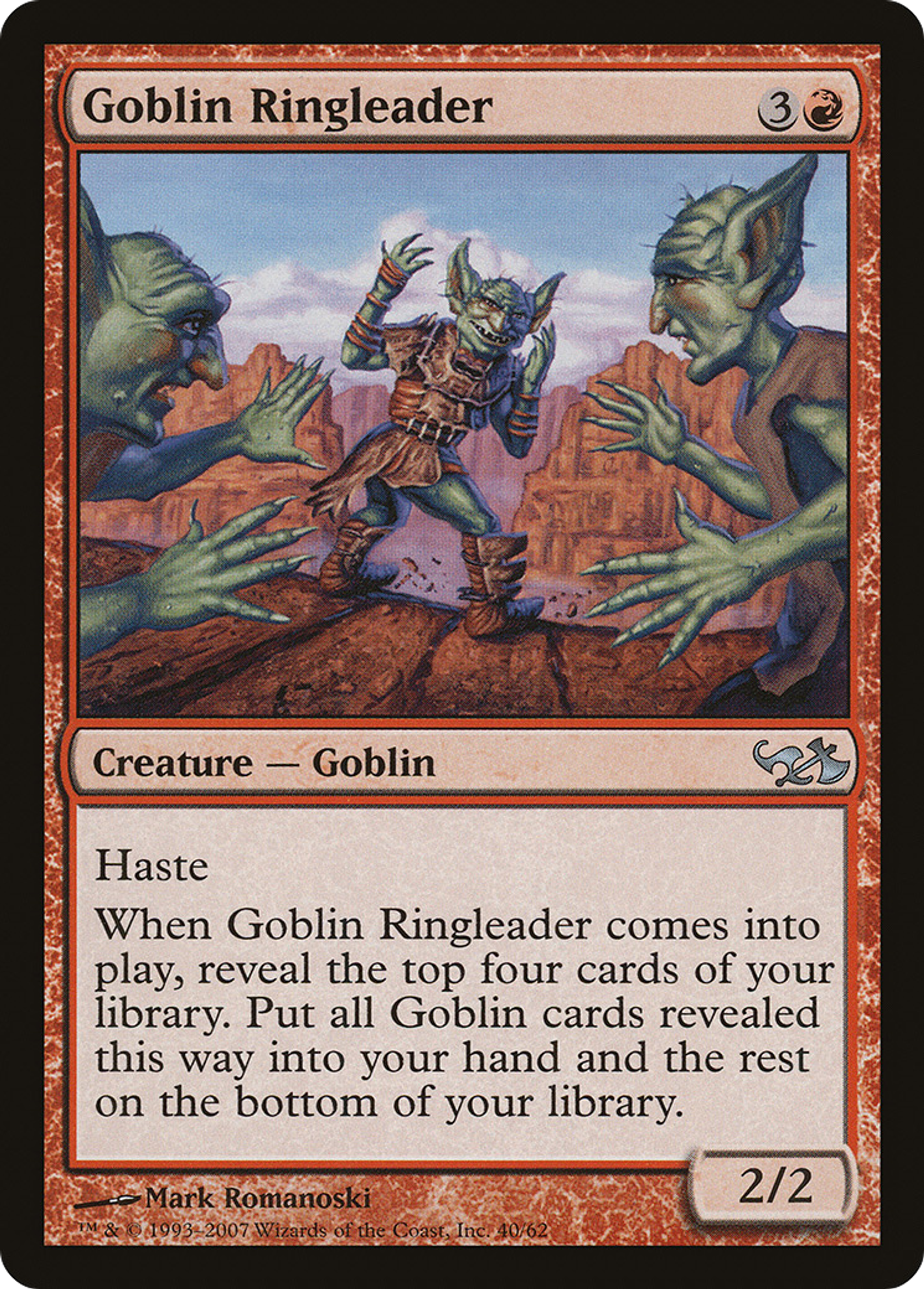 Goblin Ringleader — Duel Decks: Elves vs. Goblins — Magic: The Gathering