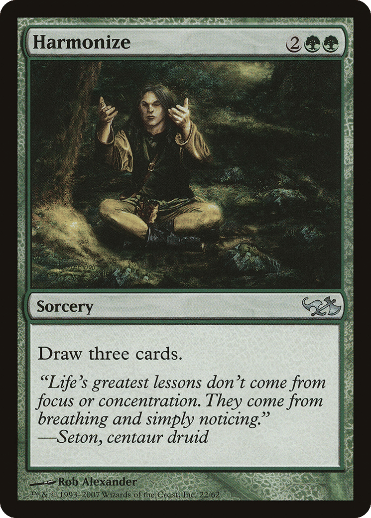 Harmonize — Duel Decks: Elves vs. Goblins — Magic: The Gathering