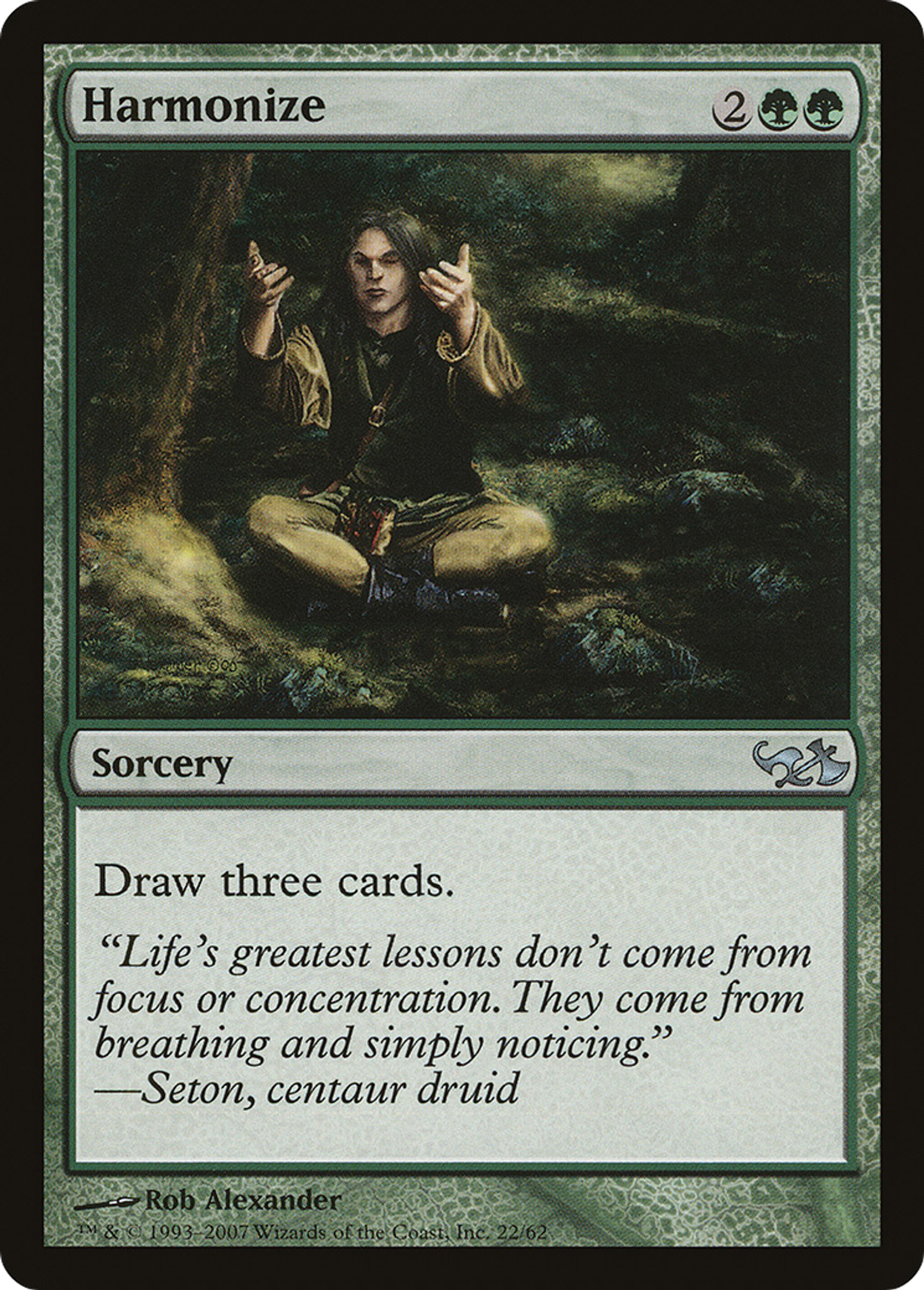 Harmonize — Duel Decks: Elves vs. Goblins — Magic: The Gathering