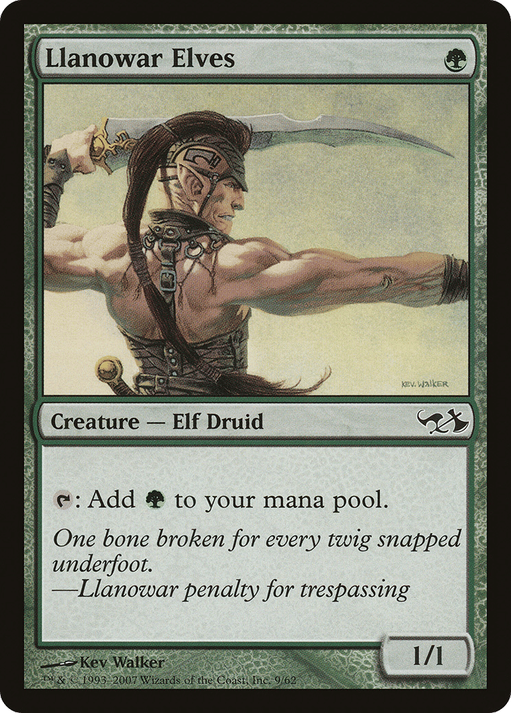 Llanowar Elves — Duel Decks: Elves vs. Goblins — Magic: The Gathering