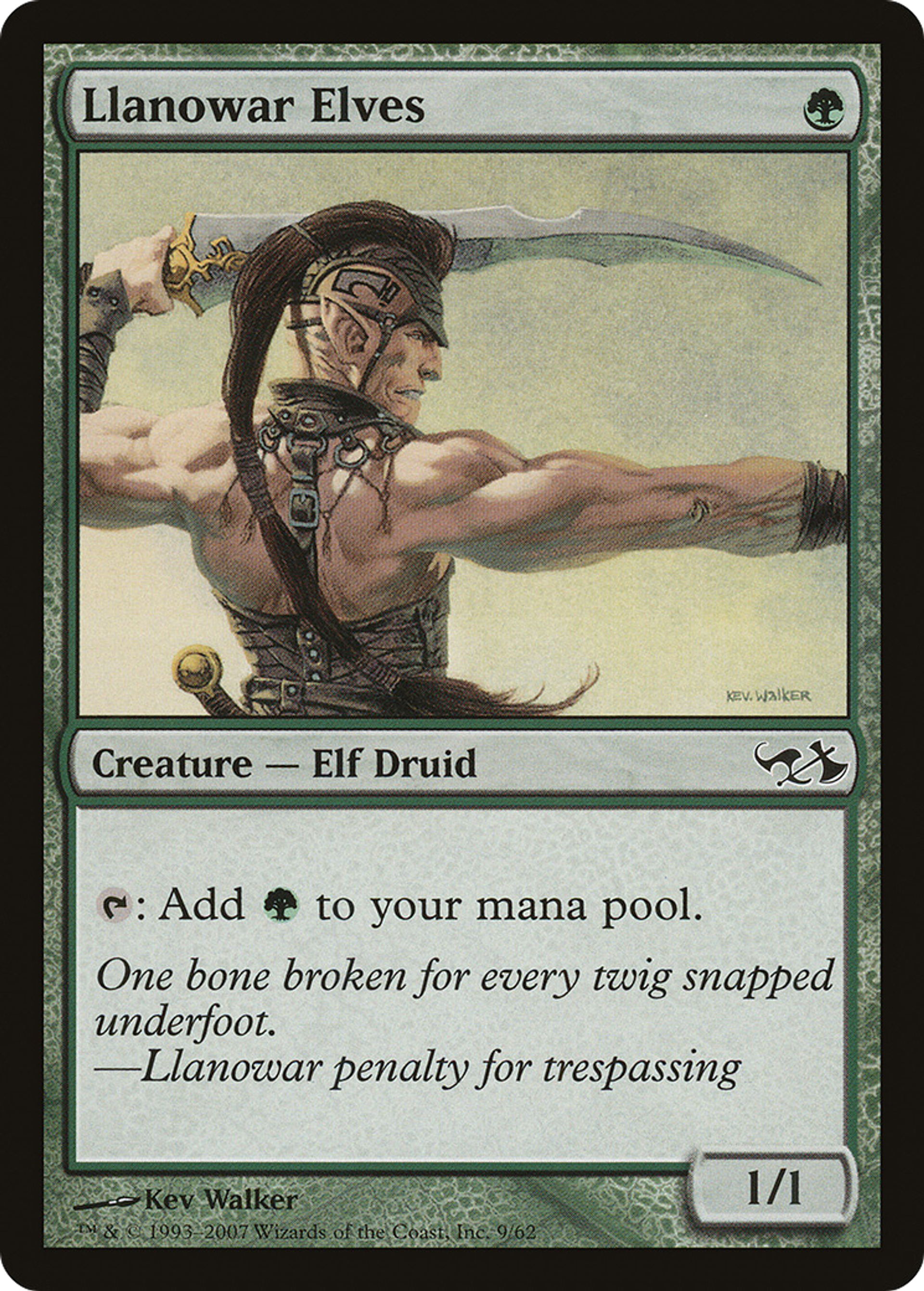 Llanowar Elves — Duel Decks: Elves vs. Goblins — Magic: The Gathering