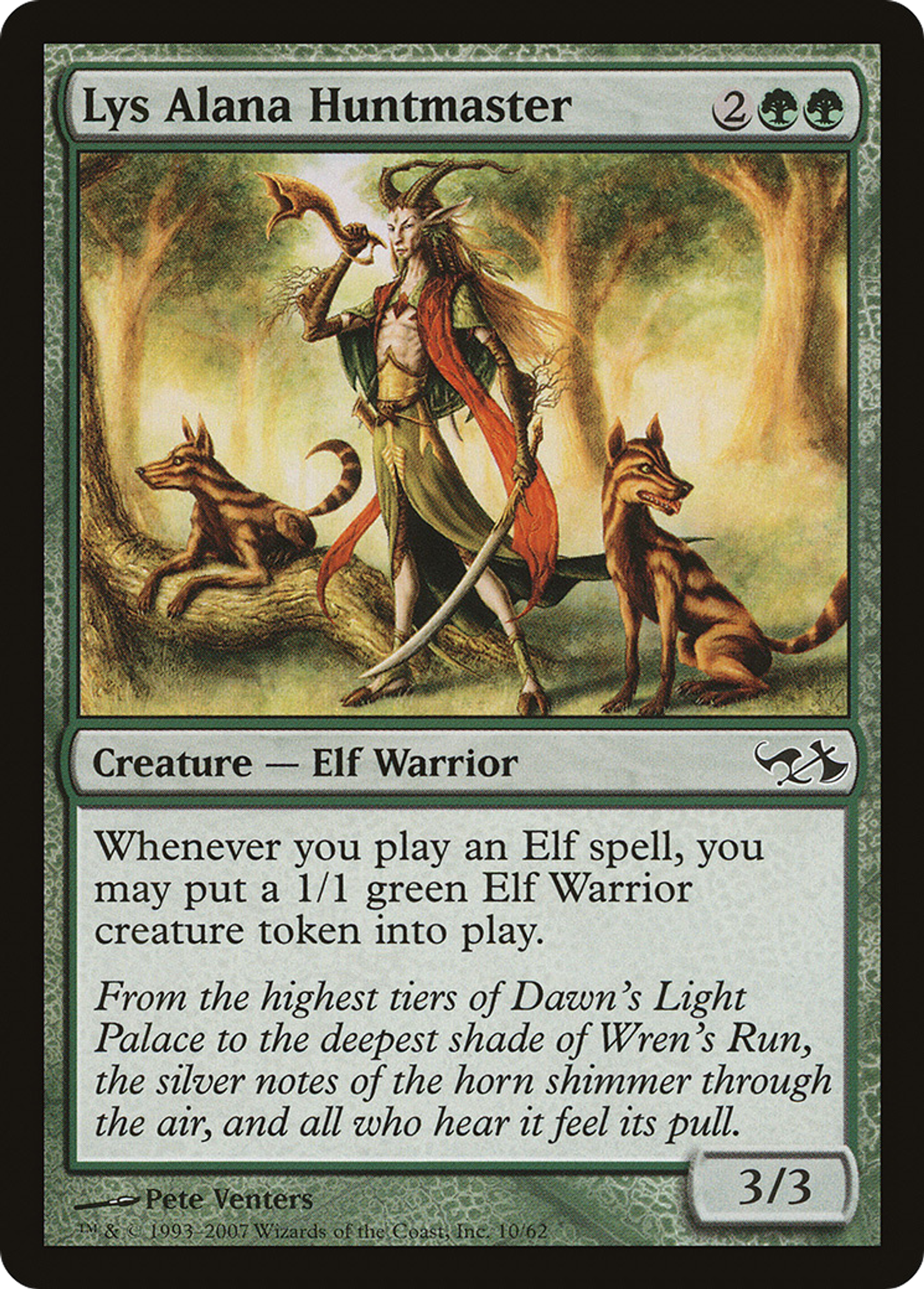 Lys Alana Huntmaster — Duel Decks: Elves vs. Goblins — Magic: The Gathering