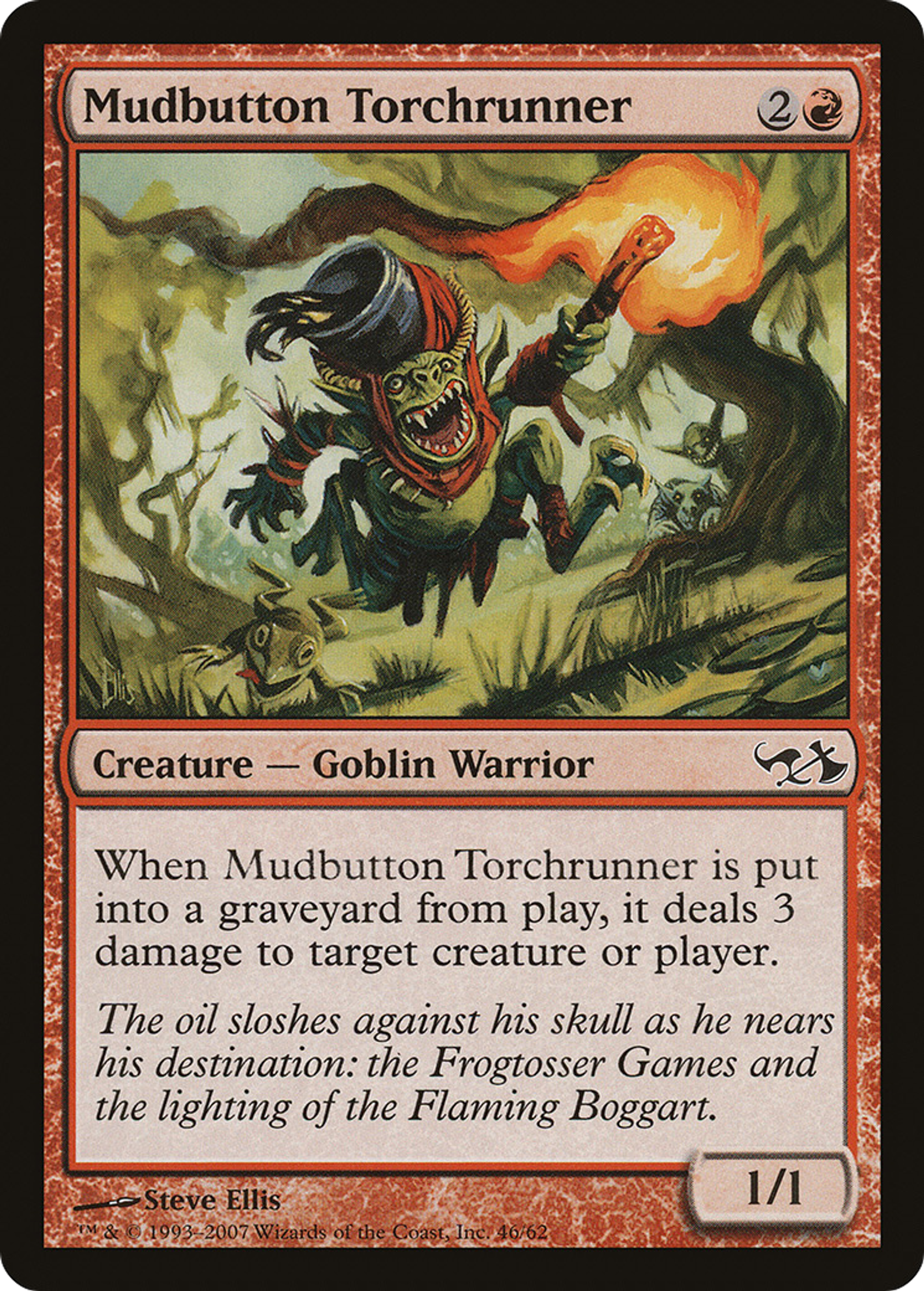 Mudbutton Torchrunner — Duel Decks: Elves vs. Goblins — Magic: The Gathering